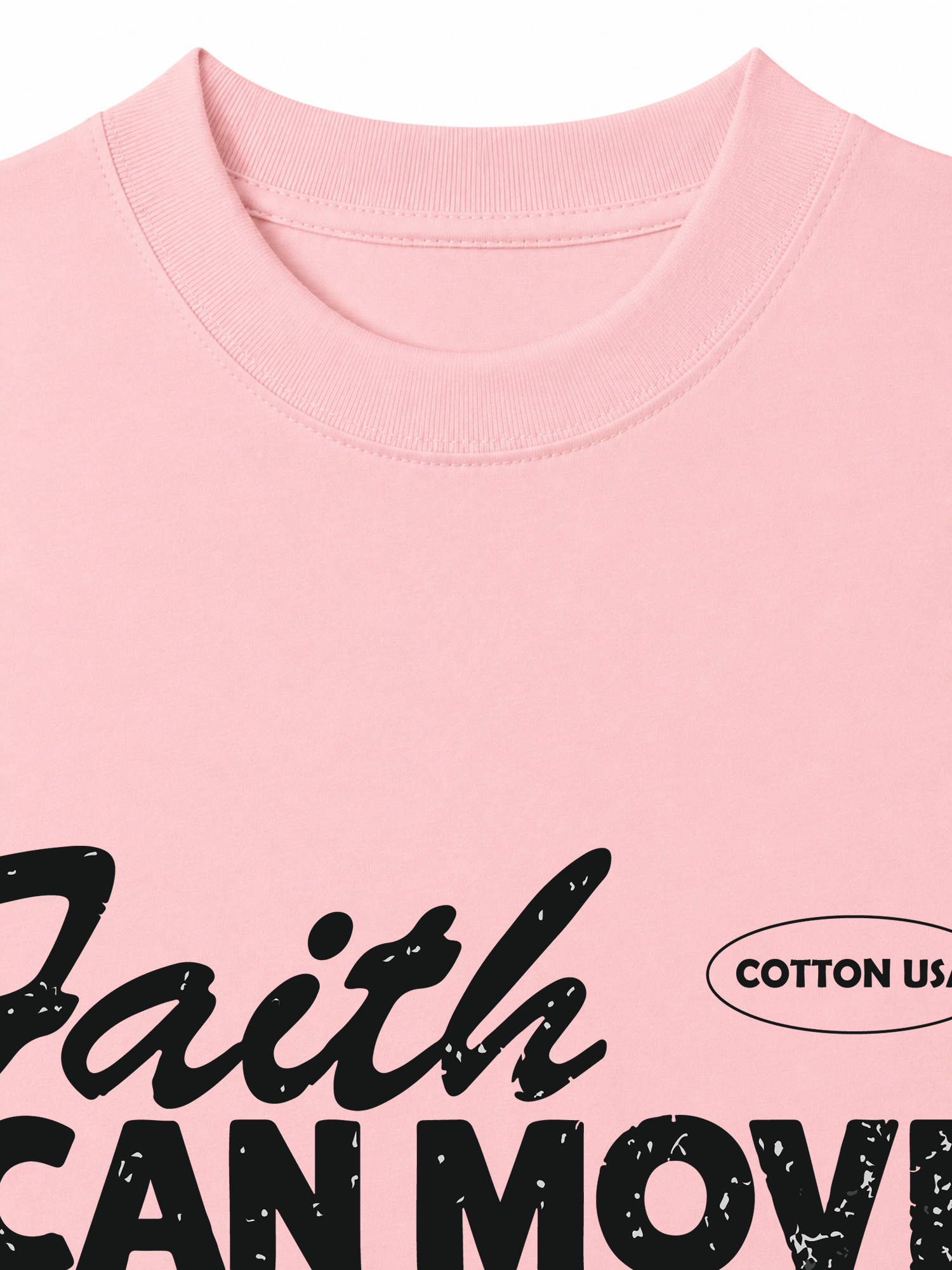 Áo Thun Relaxed Fit Adventure Faith Can Move Mountains