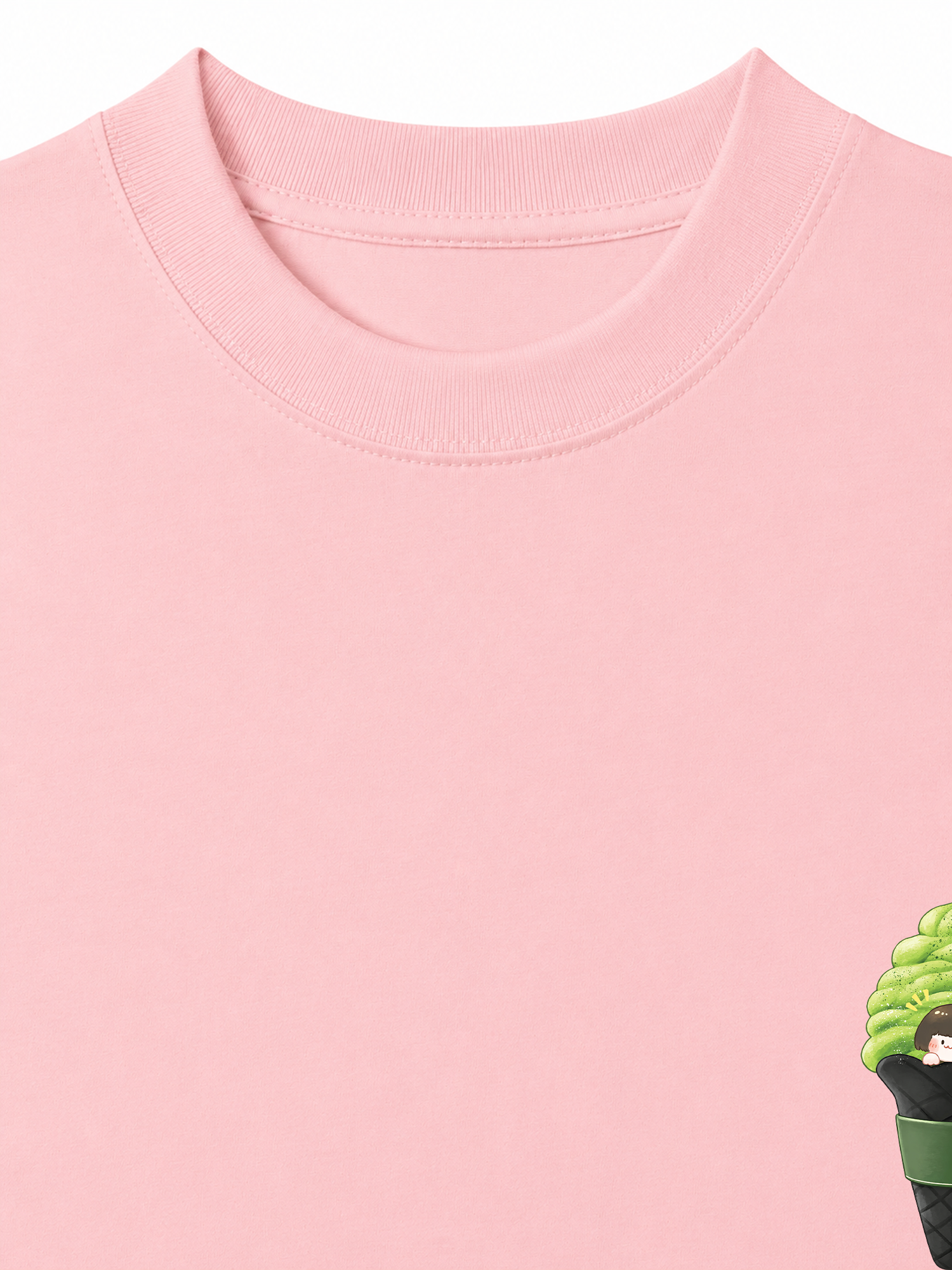 Áo Thun Relaxed Fit Daily Cup Matcha Cream