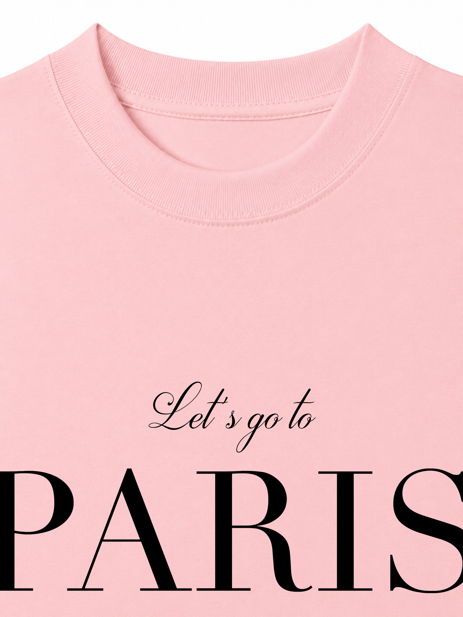 Áo Thun Relaxed Fit City Let's go to Paris