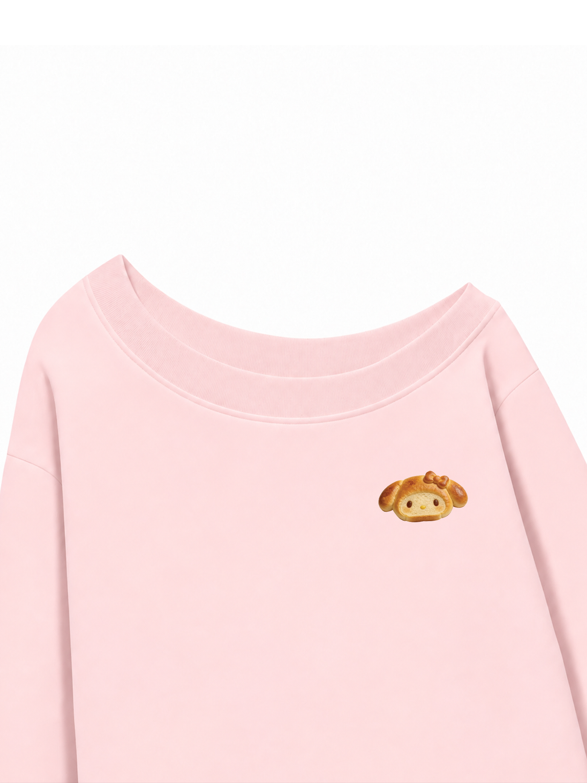 Áo Sweater Lệch Vai Nỉ Hai Da Bready Cutie