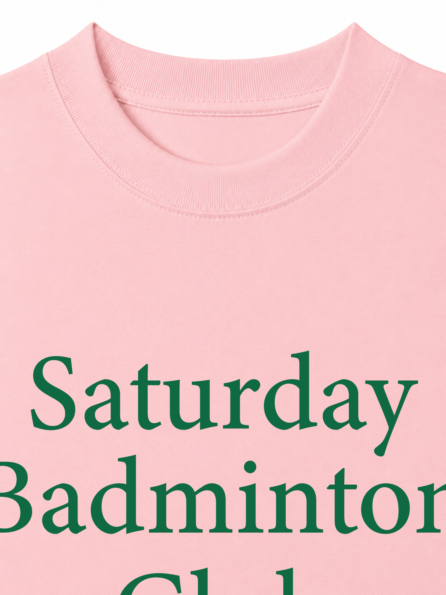 Áo Thun Relaxed Fit Saturday Badminton Club