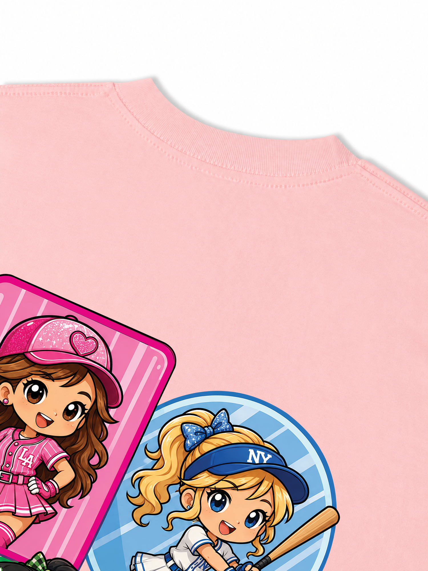 Áo Thun Relaxed Fit Baseball PowerGirl