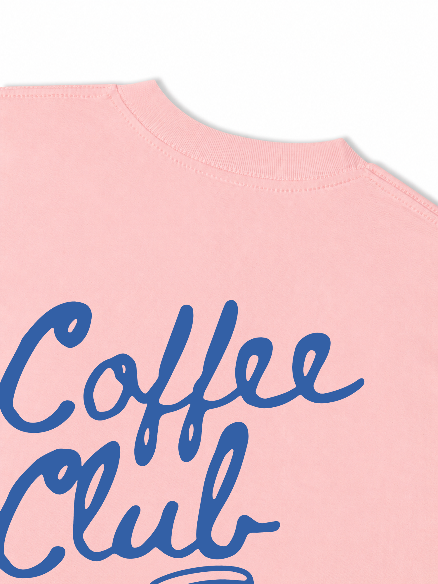 Áo Thun Relaxed Fit Coffee Club Blue