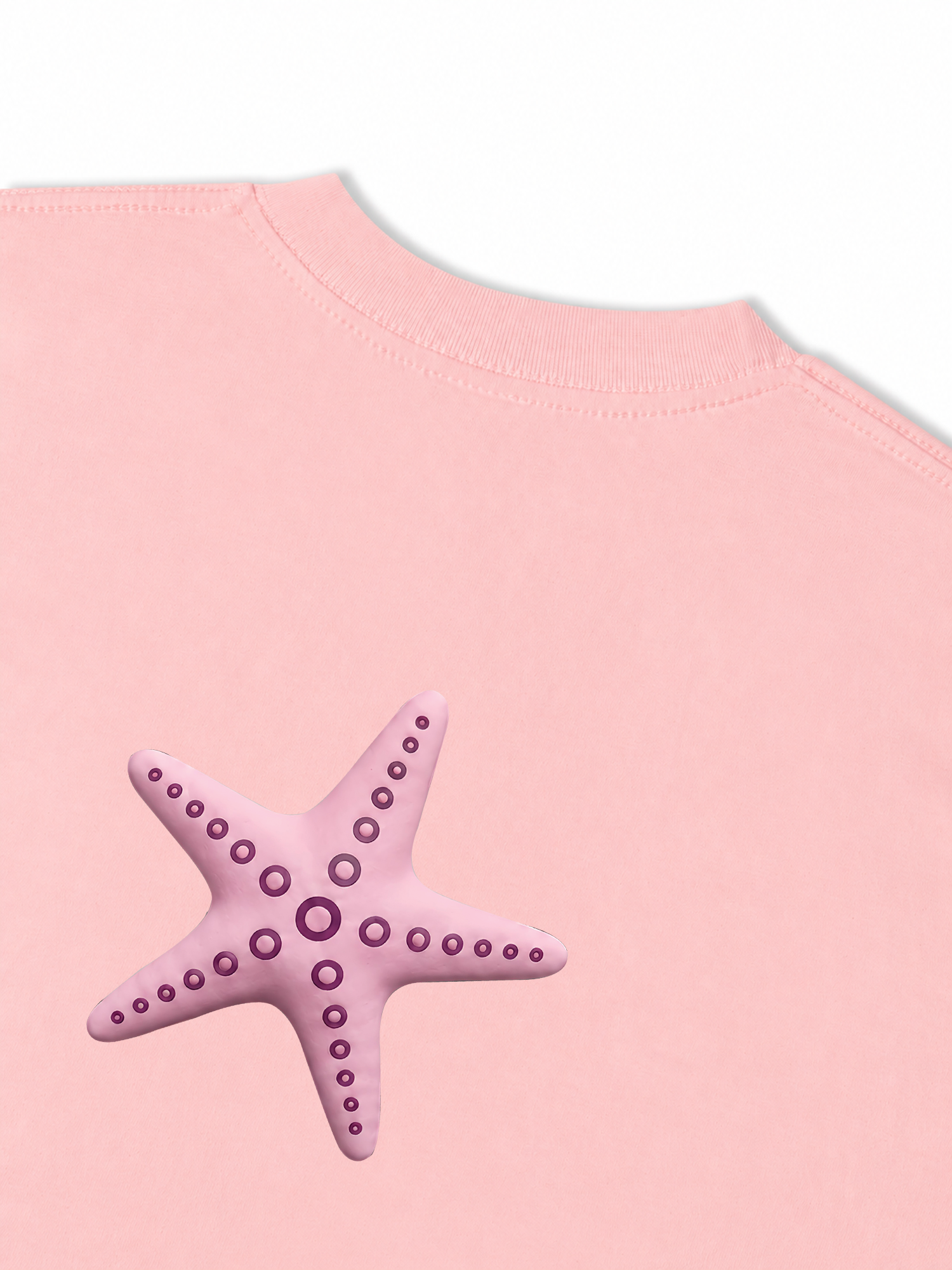 Áo Thun Relaxed Fit Inside Ocean Pink StarFish