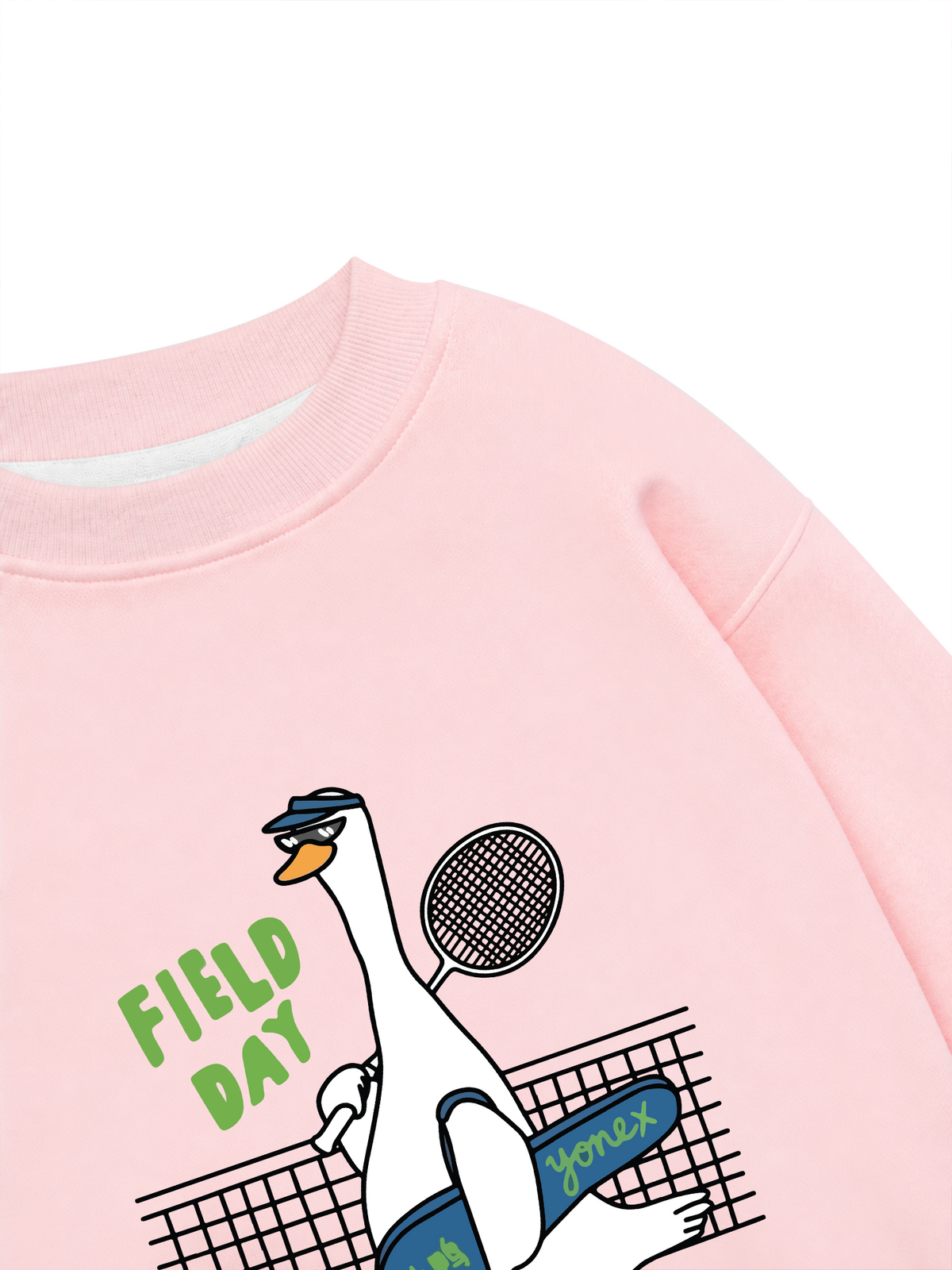 Áo Sweater Nỉ Hai Da Badminton Field Day