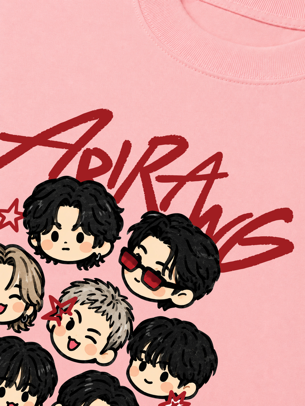 Áo Thun Relaxed Fit BTS Chibi cute