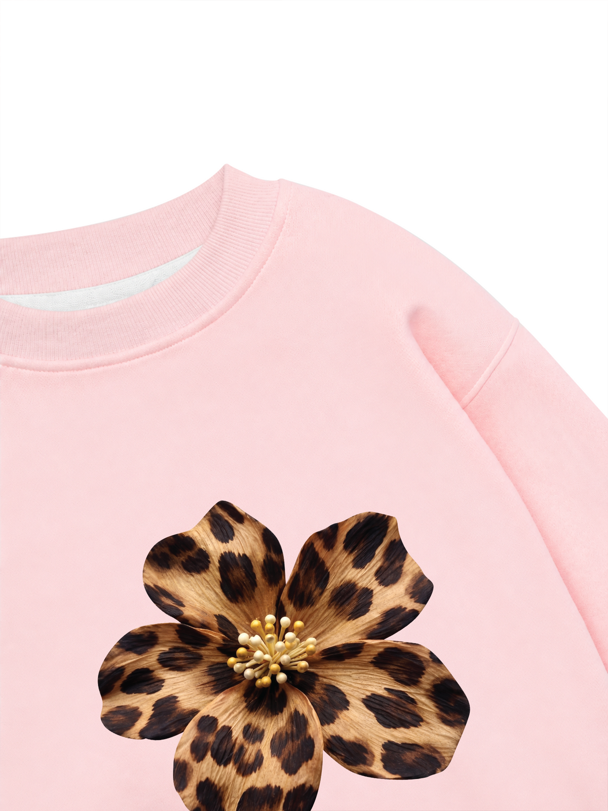 Áo Sweater Nỉ Hai Da Urban Leopard Safari Spotted Petals