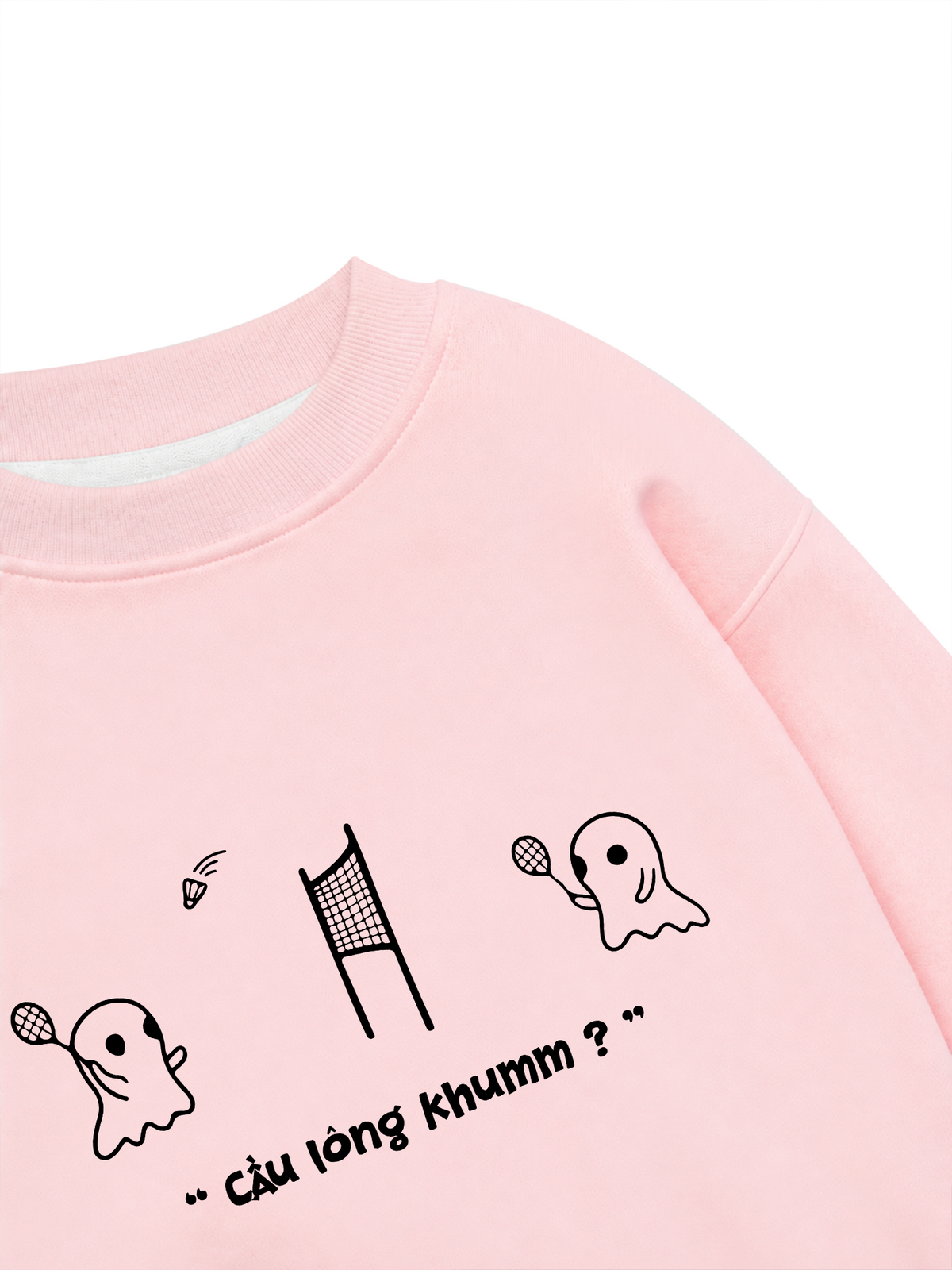 Áo Sweater Nỉ Hai Da Badminton