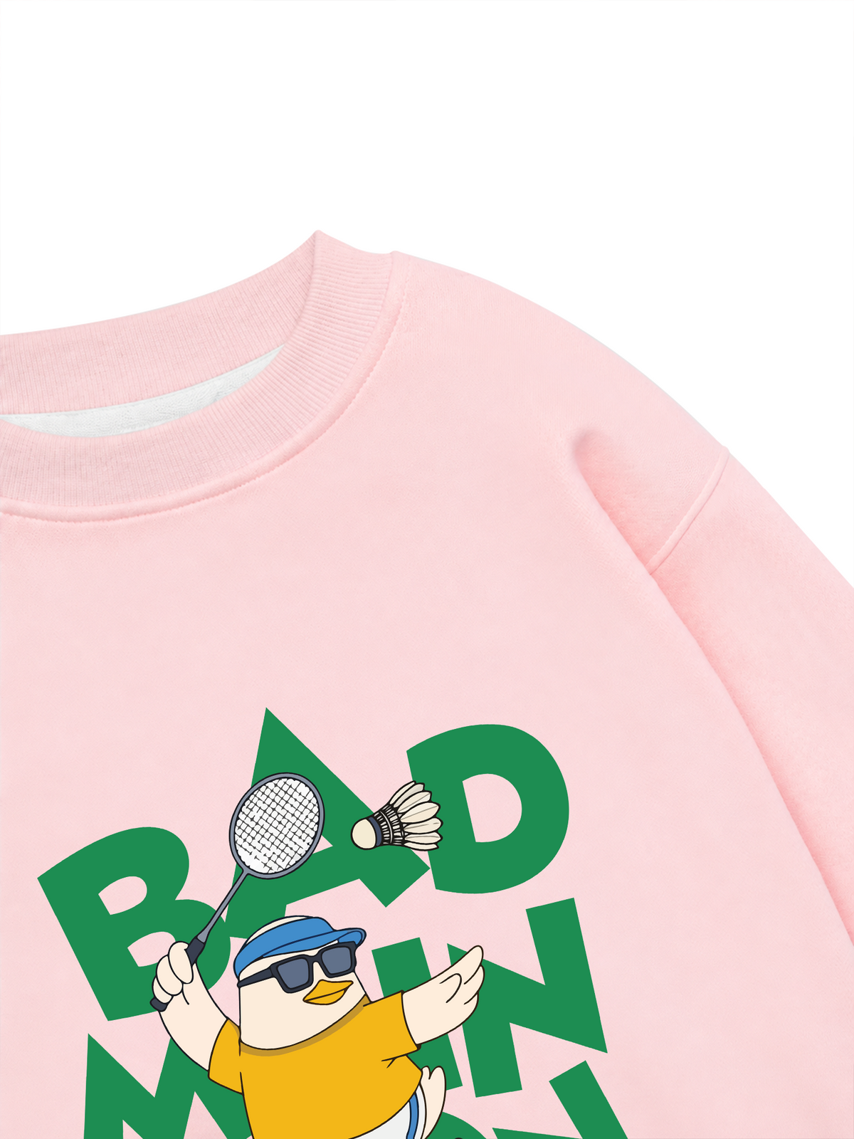 Áo Sweater Nỉ Hai Da Badminton Duck