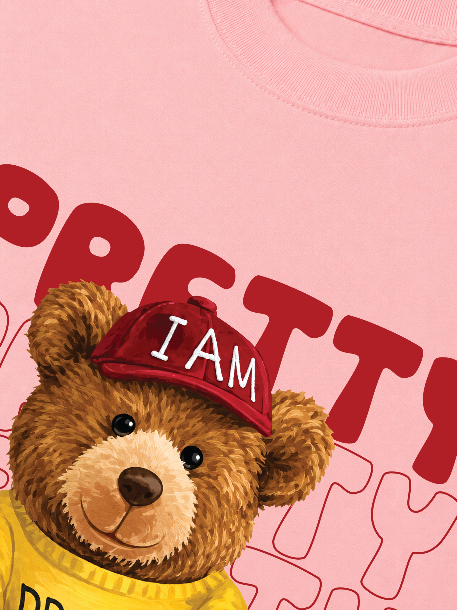 Áo Thun Relaxed Fit Bear Town Pretty Bear