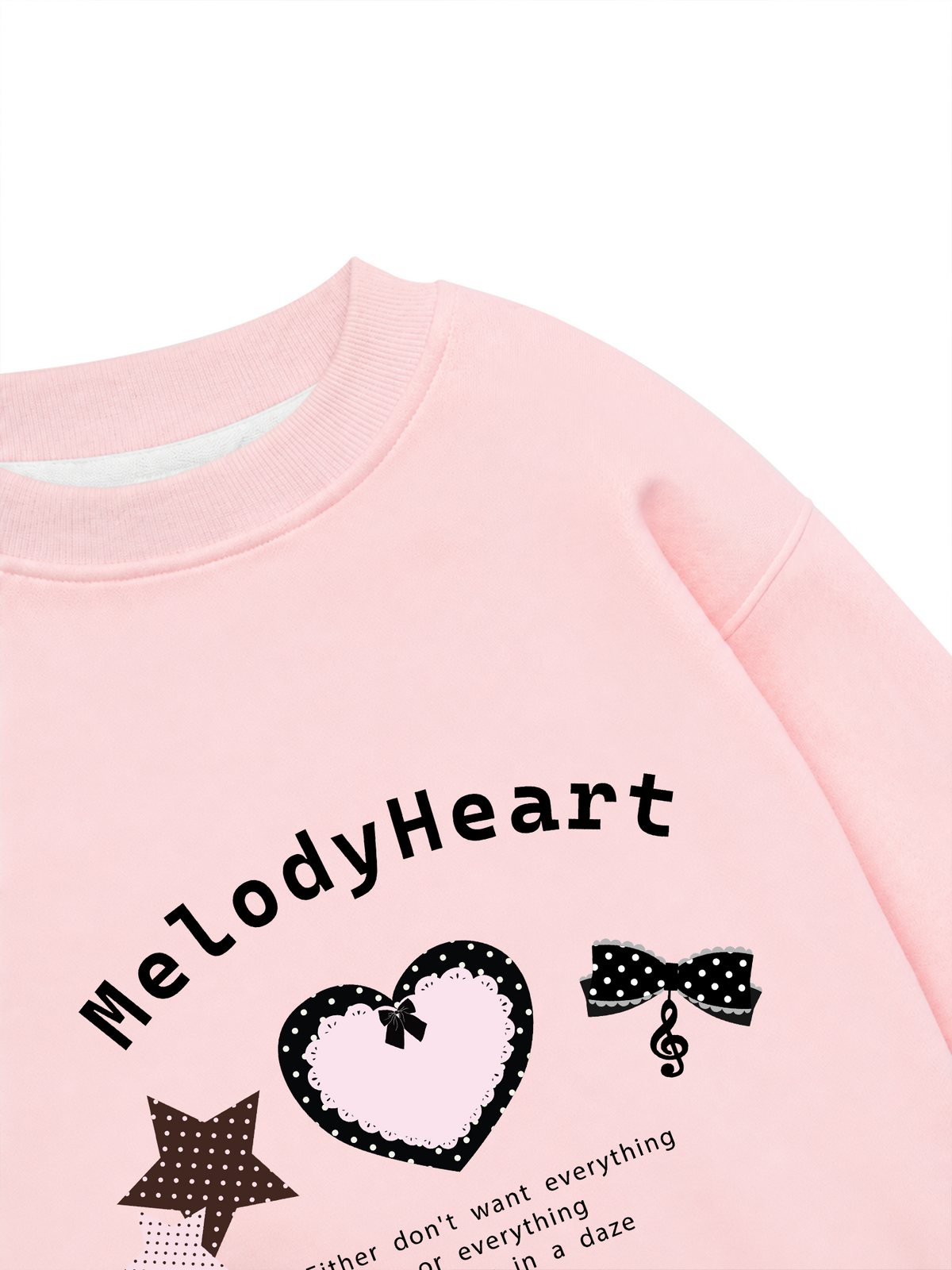 Áo Sweater Nỉ Hai Da Dotty Mood Cherry Diary