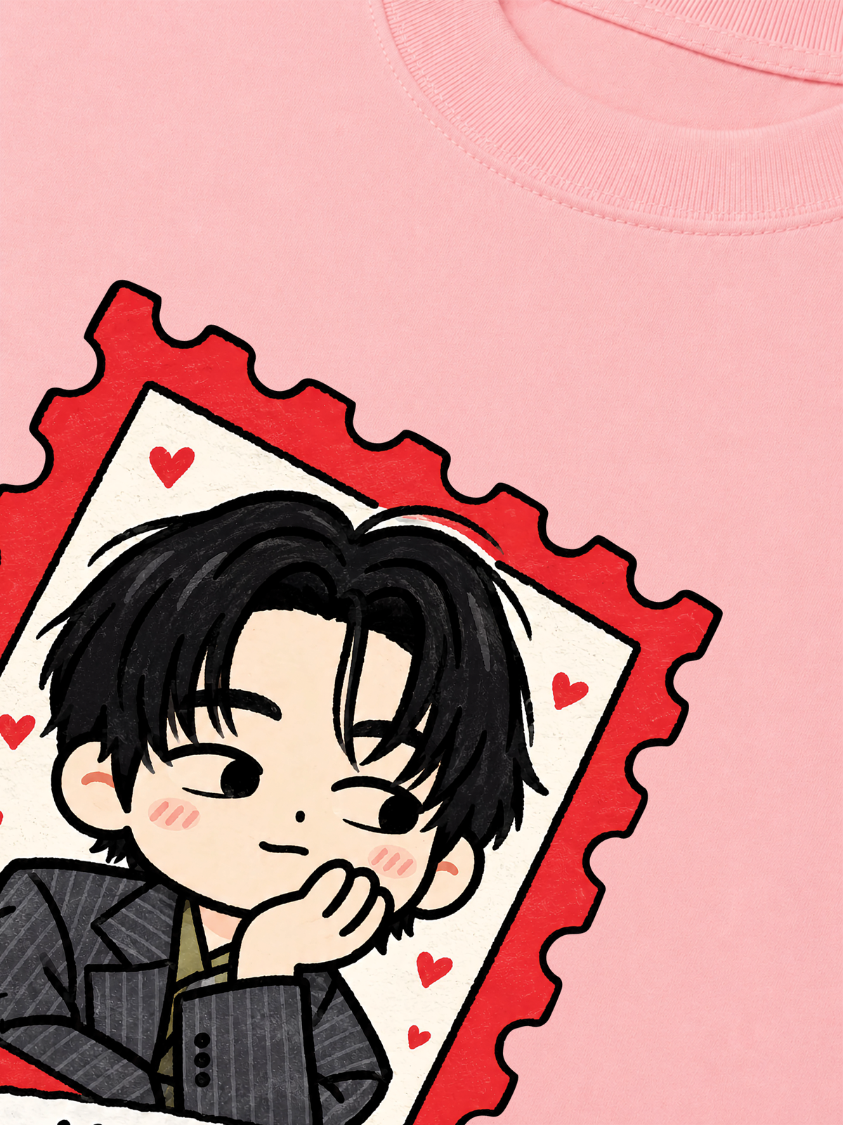 Áo Thun Relaxed Fit Teahyung Chibi