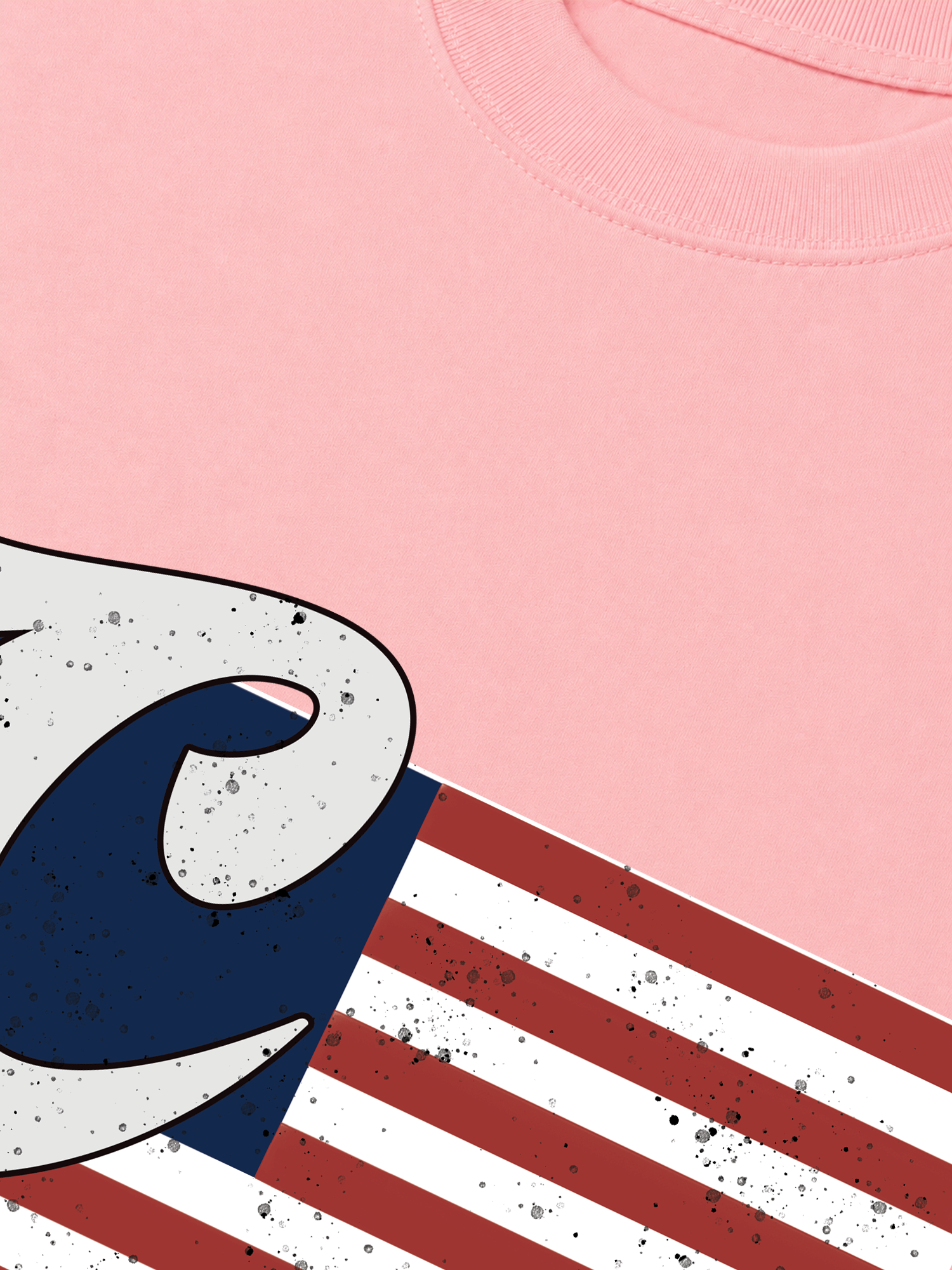 Áo Thun Relaxed Fit USA Vintage Flag