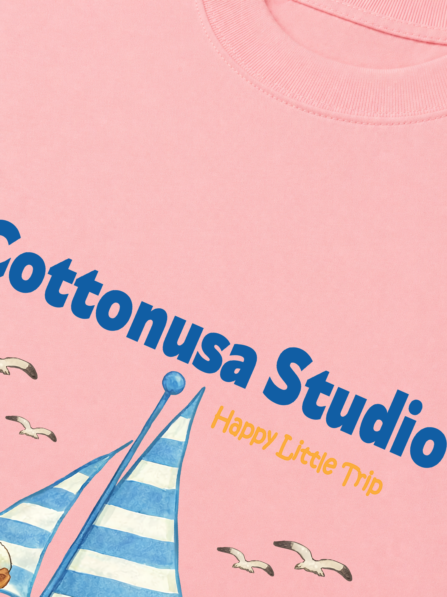 Áo Thun Relaxed Fit Tropical Happy Little Trip
