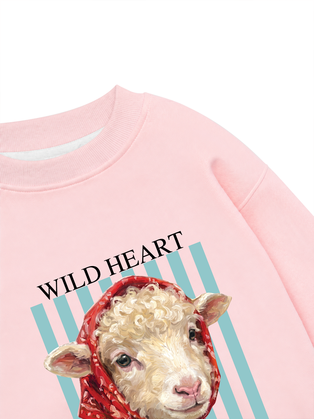 Áo Sweater Nỉ Hai Da Farm Wild Heart Sweet Soul
