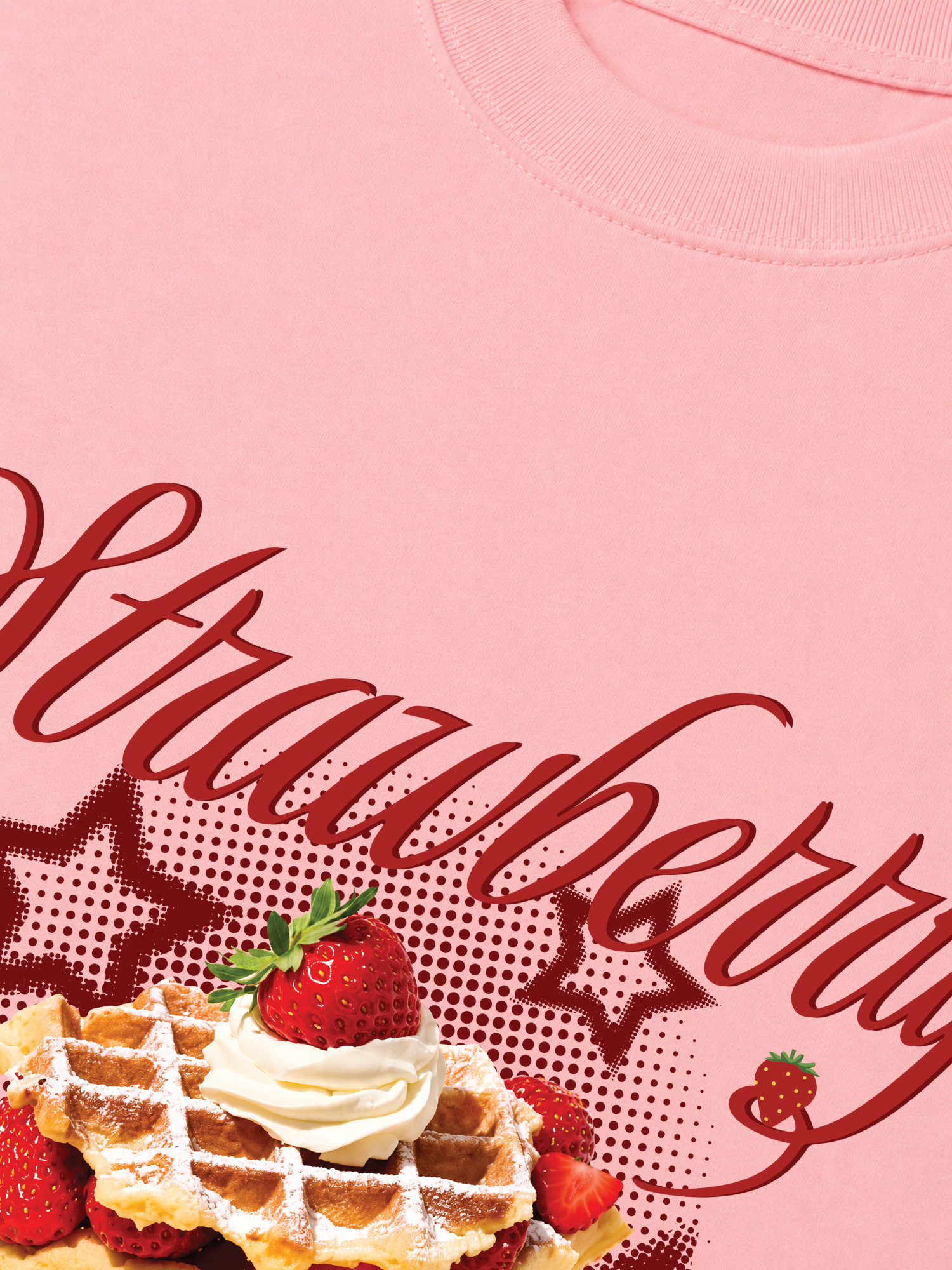 Áo Thun Relaxed Fit Strawberry With Star