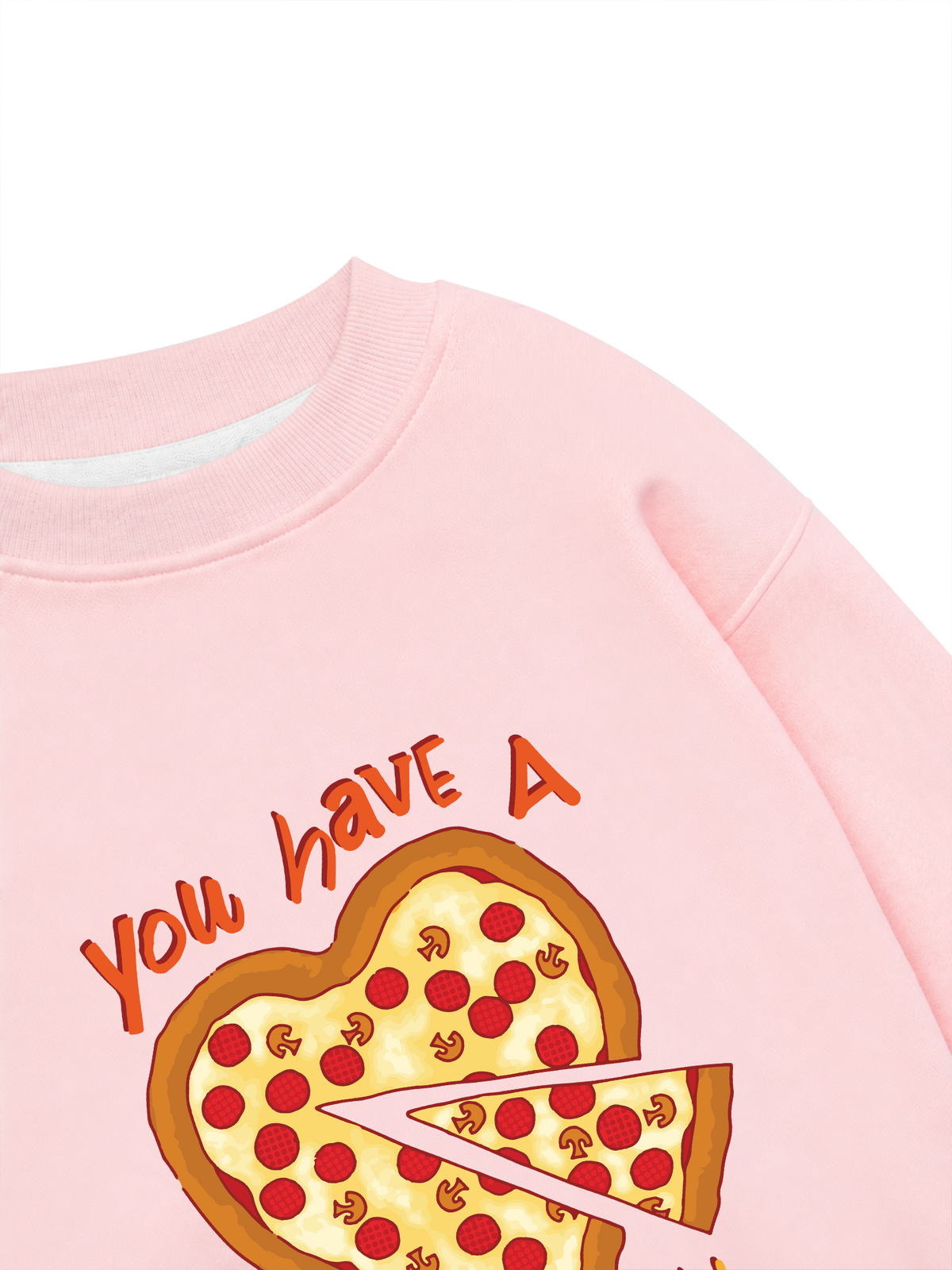 Áo Sweater Nỉ Hai Da Yumy Mood You Have A Pizza