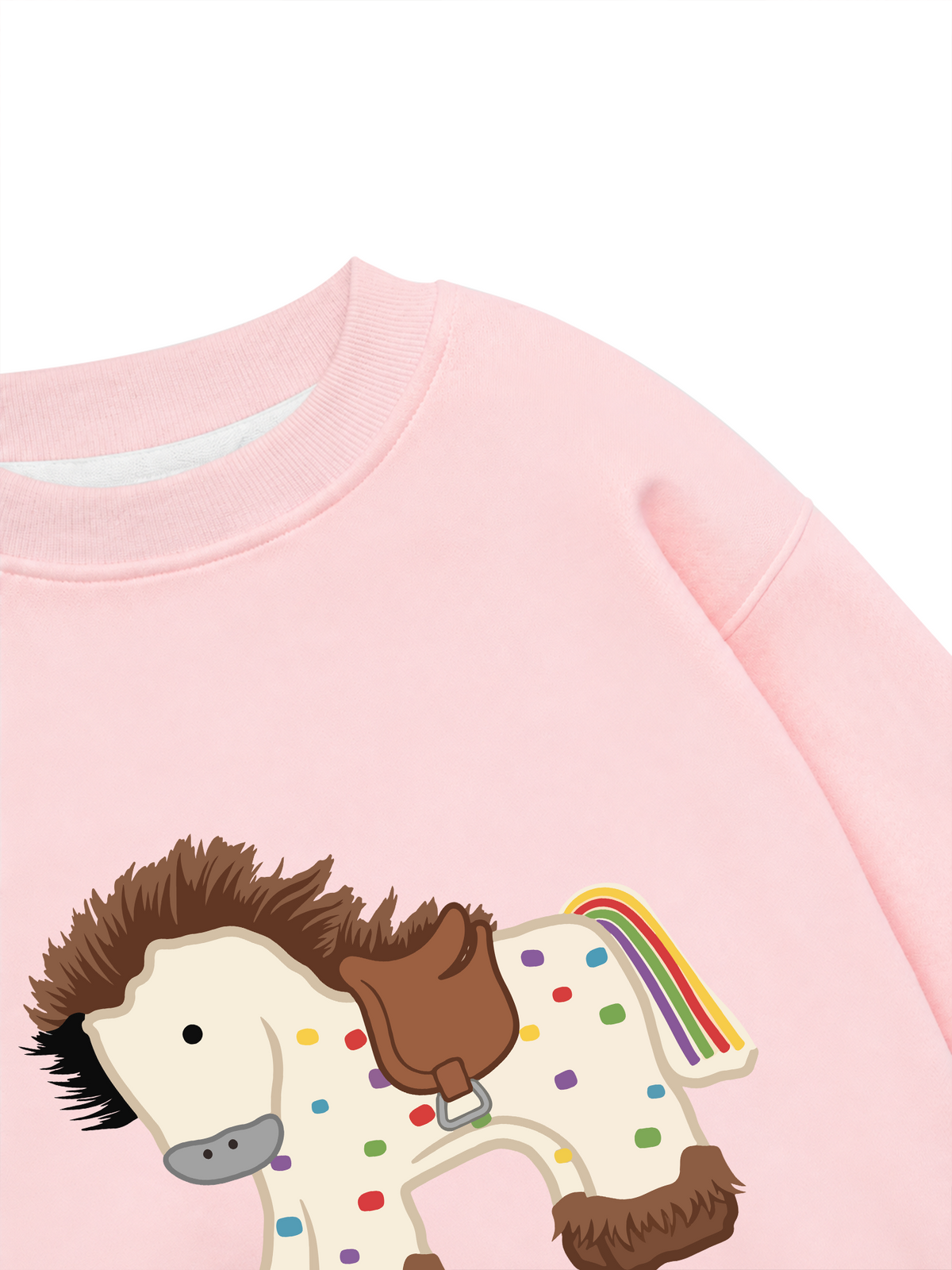 Áo Sweater Nỉ Hai Da Dotty Mood Rainbow Tail Pony