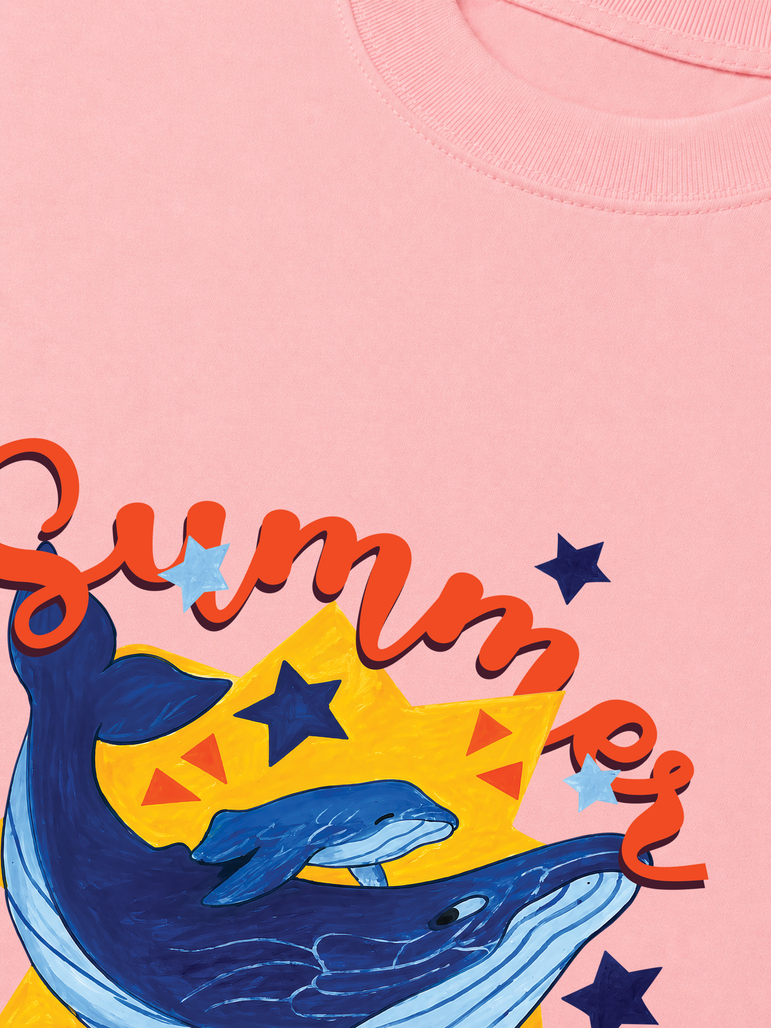 Áo Thun Relaxed Fit Tshirt Tropical Summer Vibes