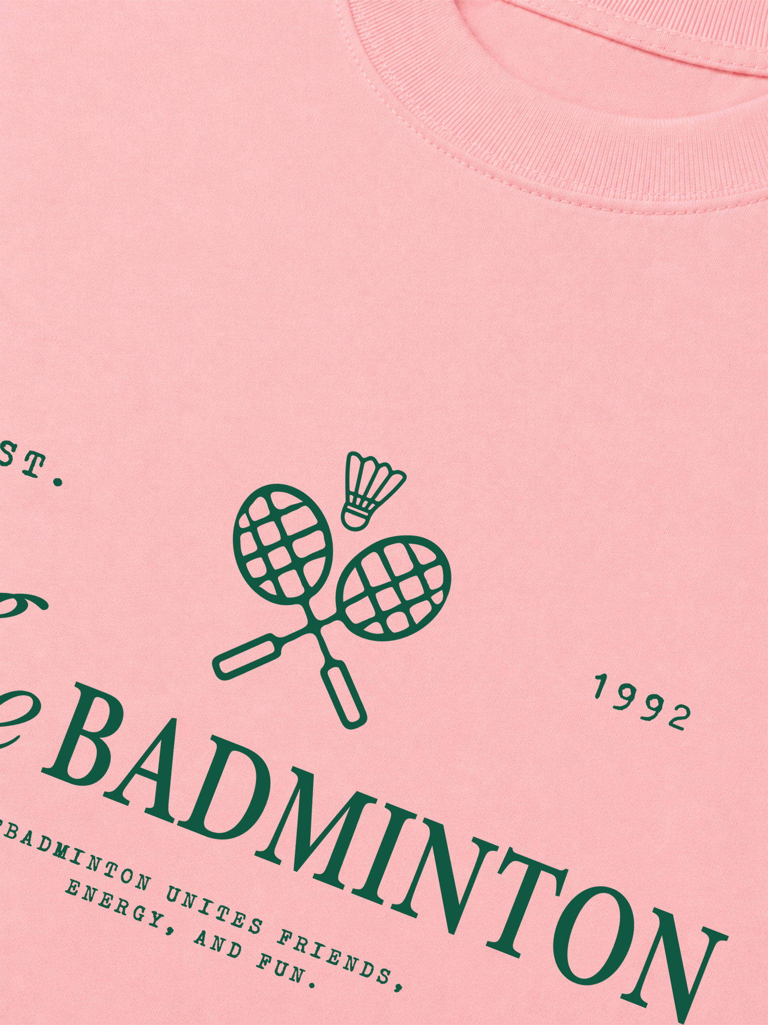 Áo Thun Relaxed Fit The Badminton