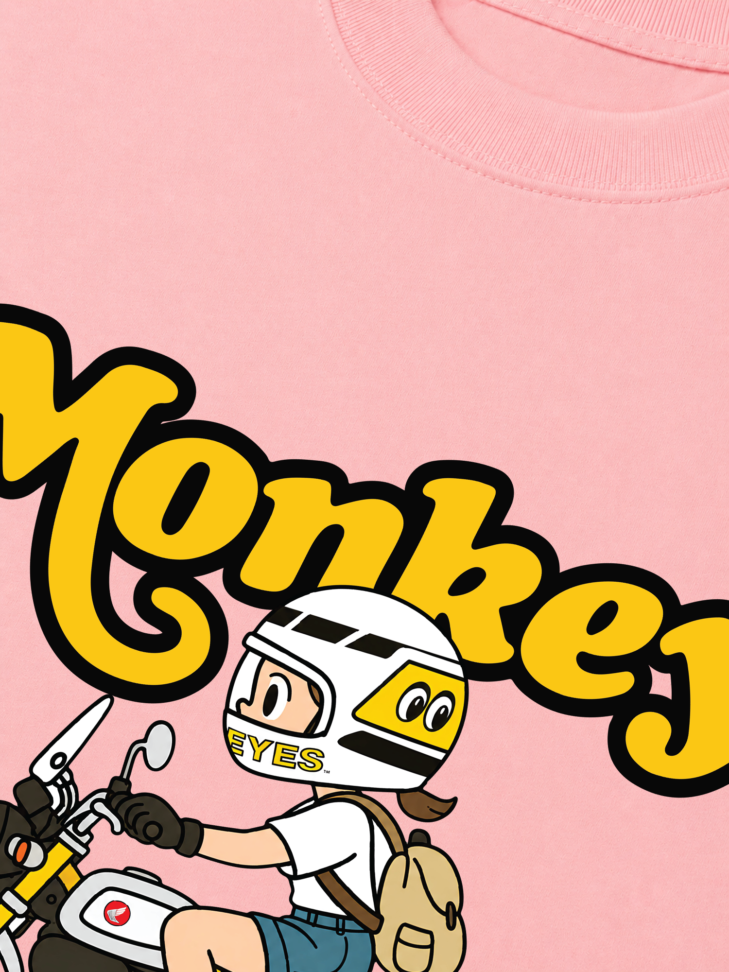 Áo Thun Relaxed Fit Motobike Monkey