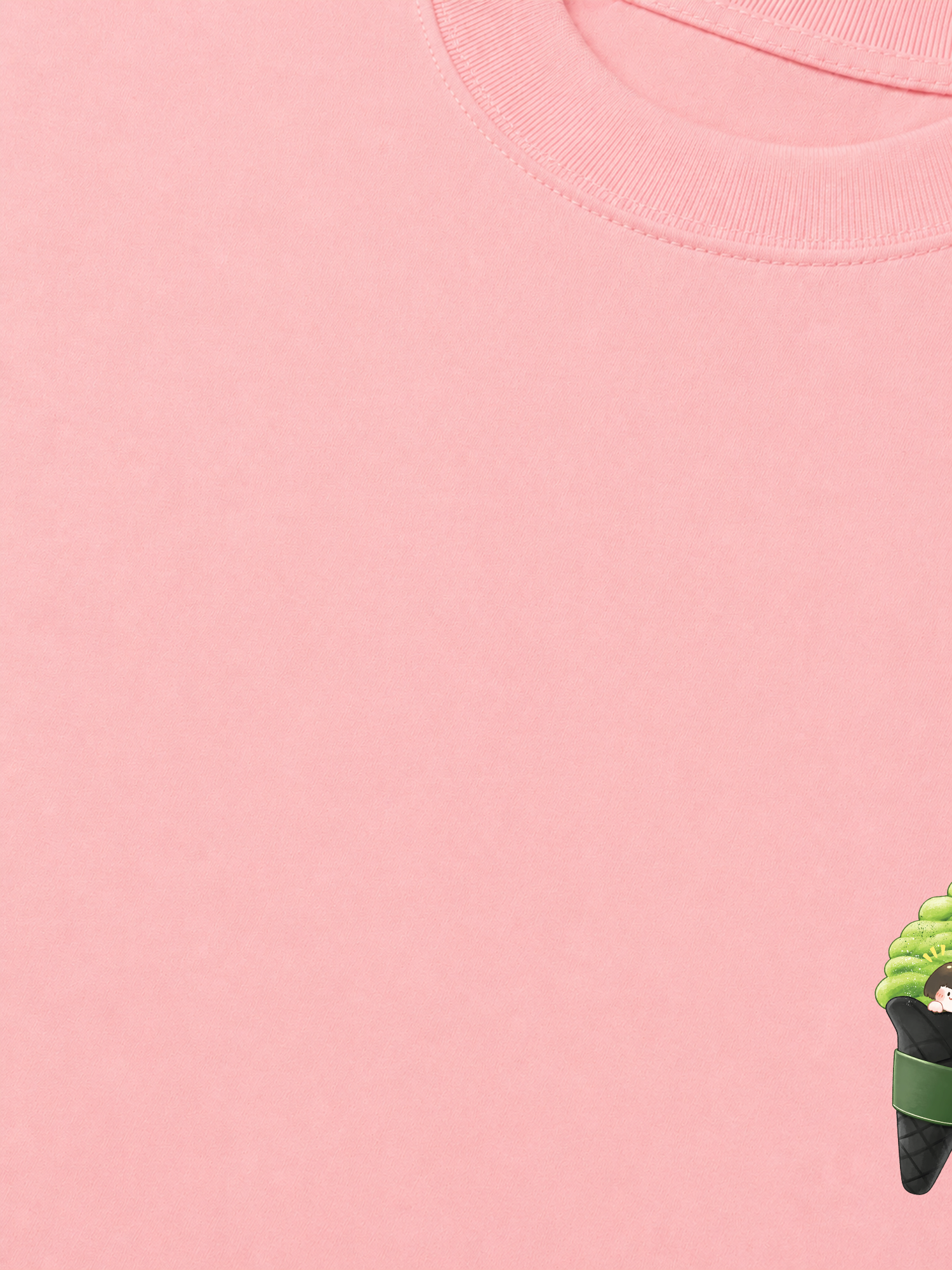 Áo Thun Relaxed Fit Daily Cup Matcha Cream