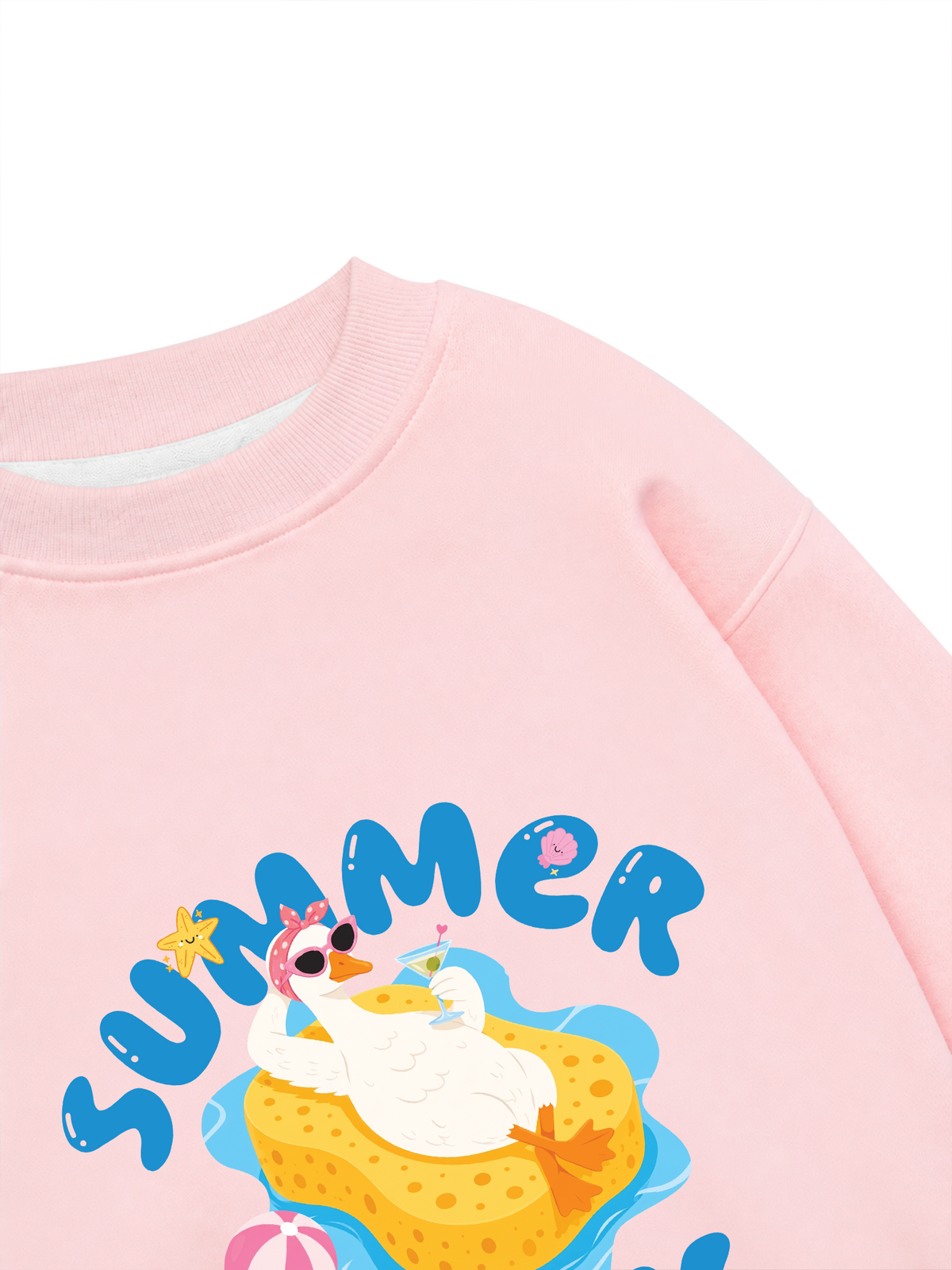 Áo Sweater Nỉ Hai Da Farm Summer Duck