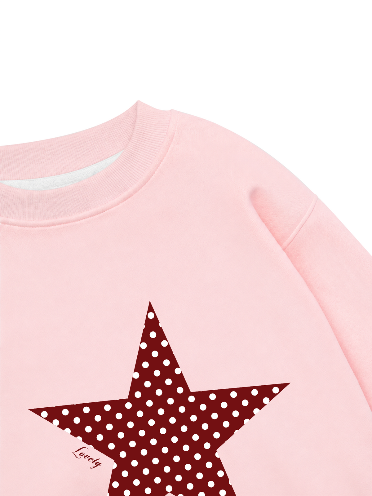 Áo Sweater Nỉ Hai Da Dotty Mood Polka Dot Star