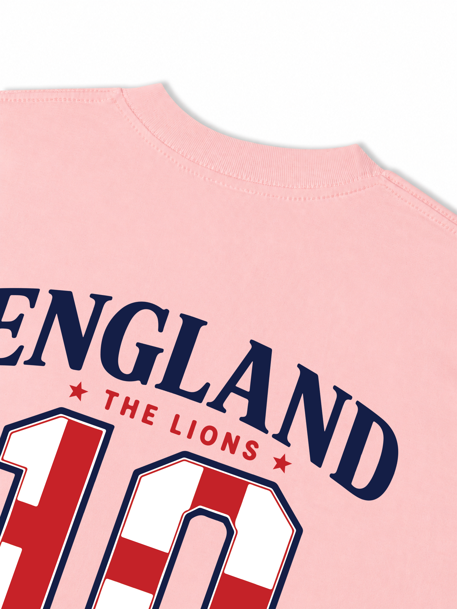Áo Thun Relaxed Fit Soccer England Red White Spirit
