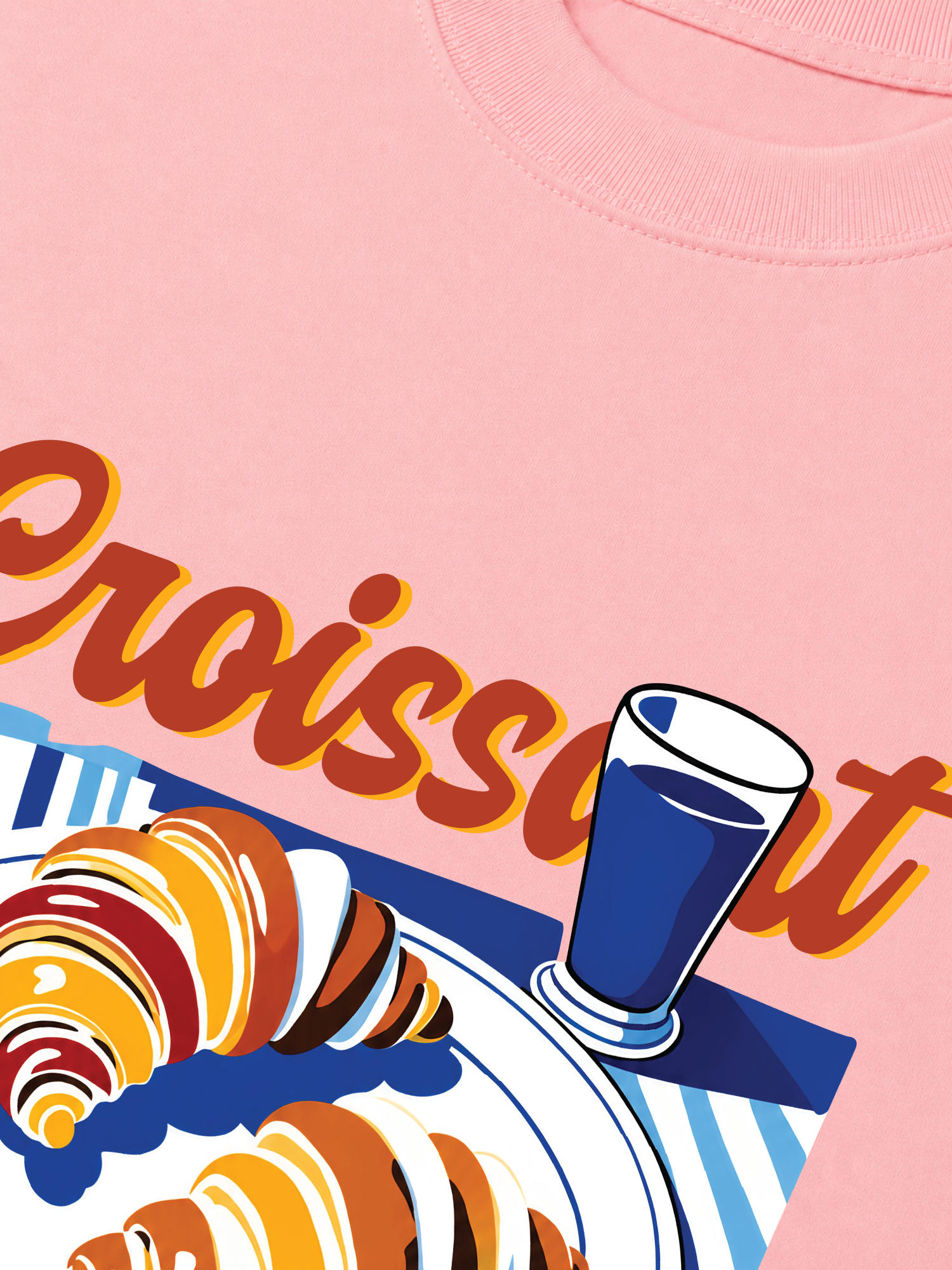 Áo Thun Relaxed Fit Croissant