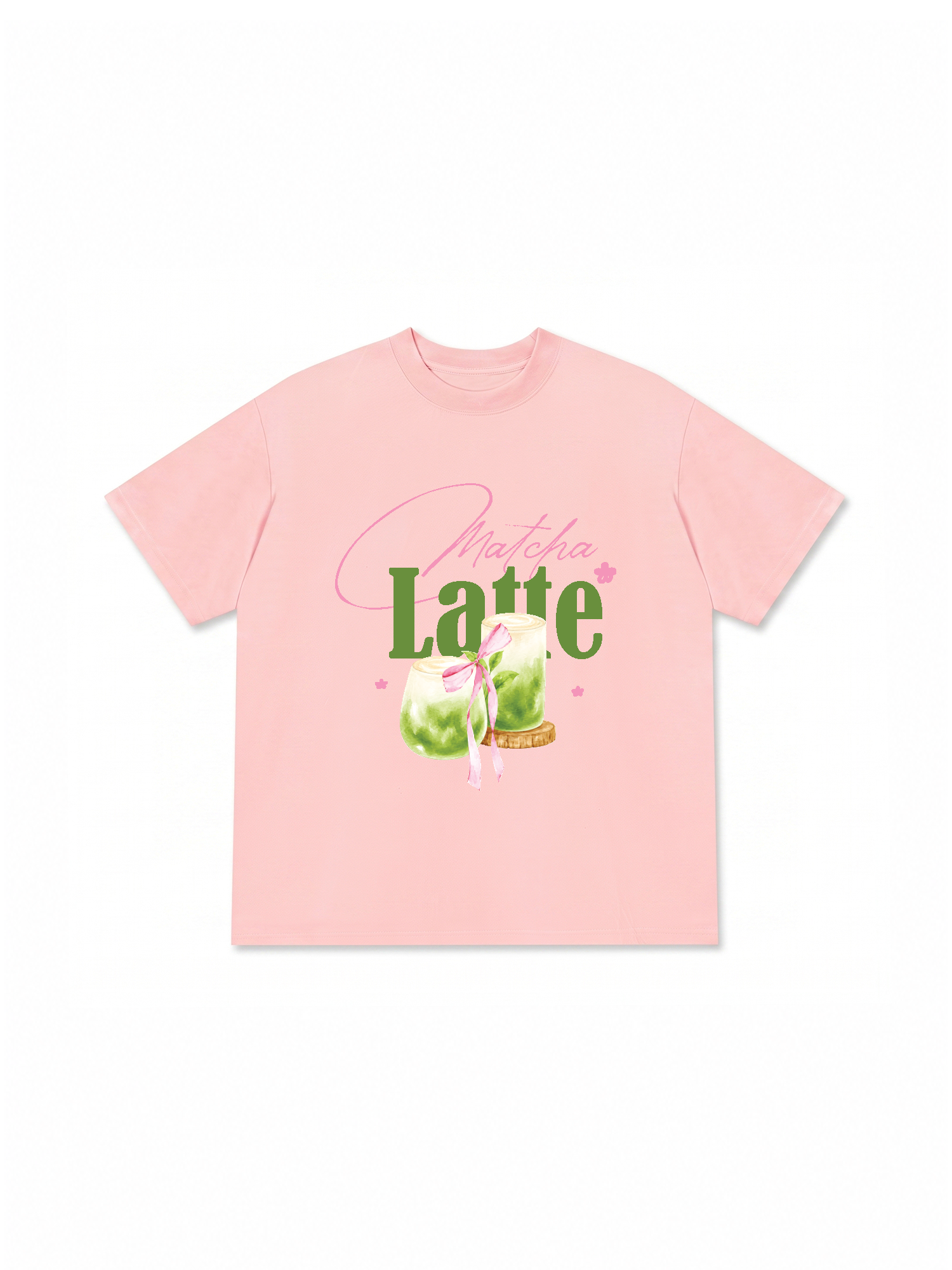 Áo Thun Relaxed Fit Daily Cup Matcha Latte