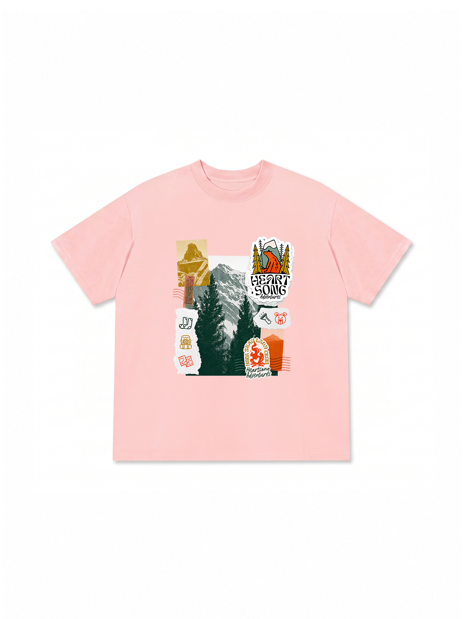 Áo Thun Relaxed Fit Tshirt Adventure Heart Song Adventure