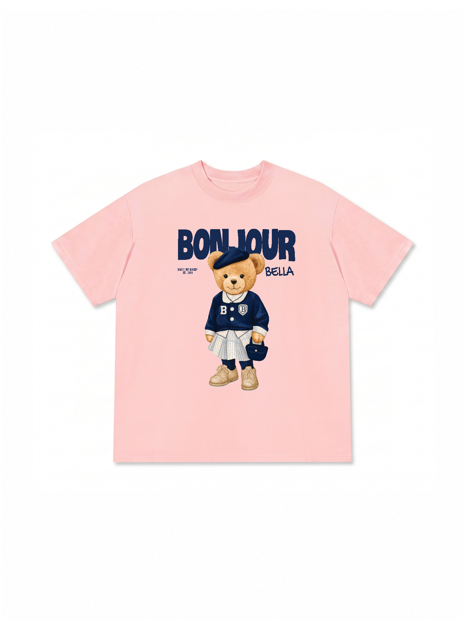 Áo Thun Relaxed Fit Bear Town Bonjour Bella