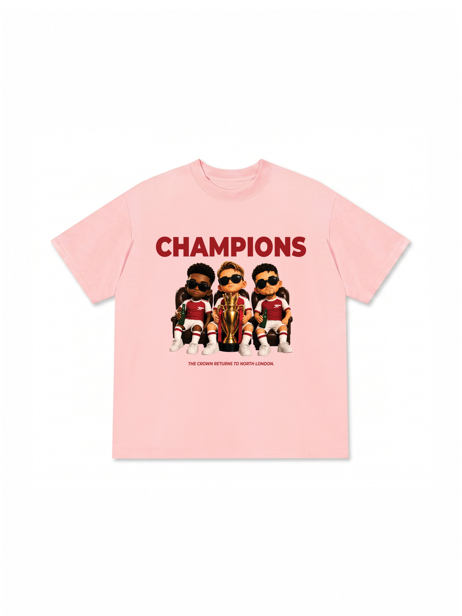 Áo Thun Relaxed Fit Soccer Champions Arsenal