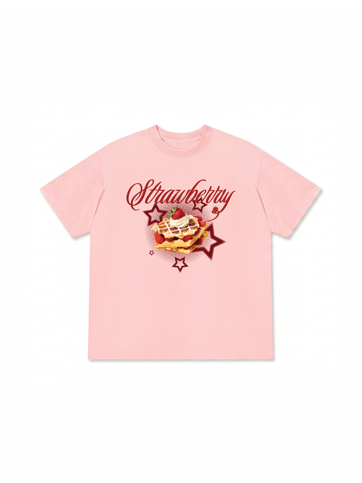 Áo Thun Relaxed Fit Strawberry With Star