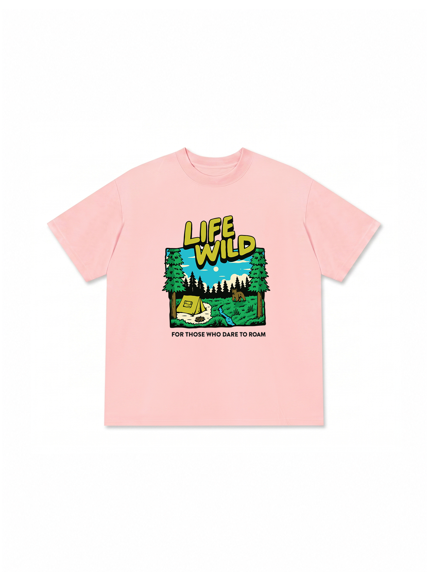 Áo Thun Relaxed Fit Adventure Life Wild