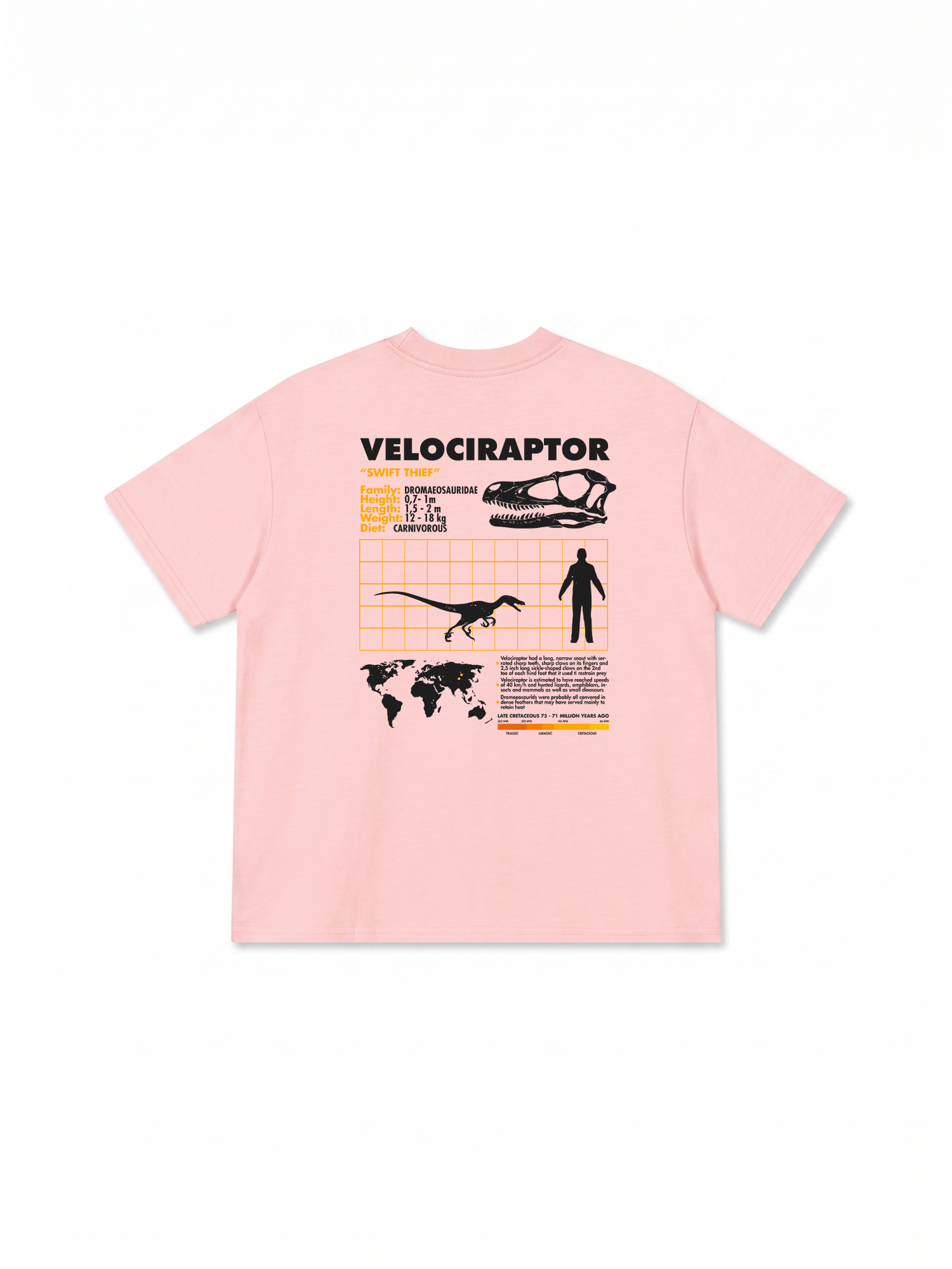 Áo Thun Relaxed Fit Analysis Table Velociraptor