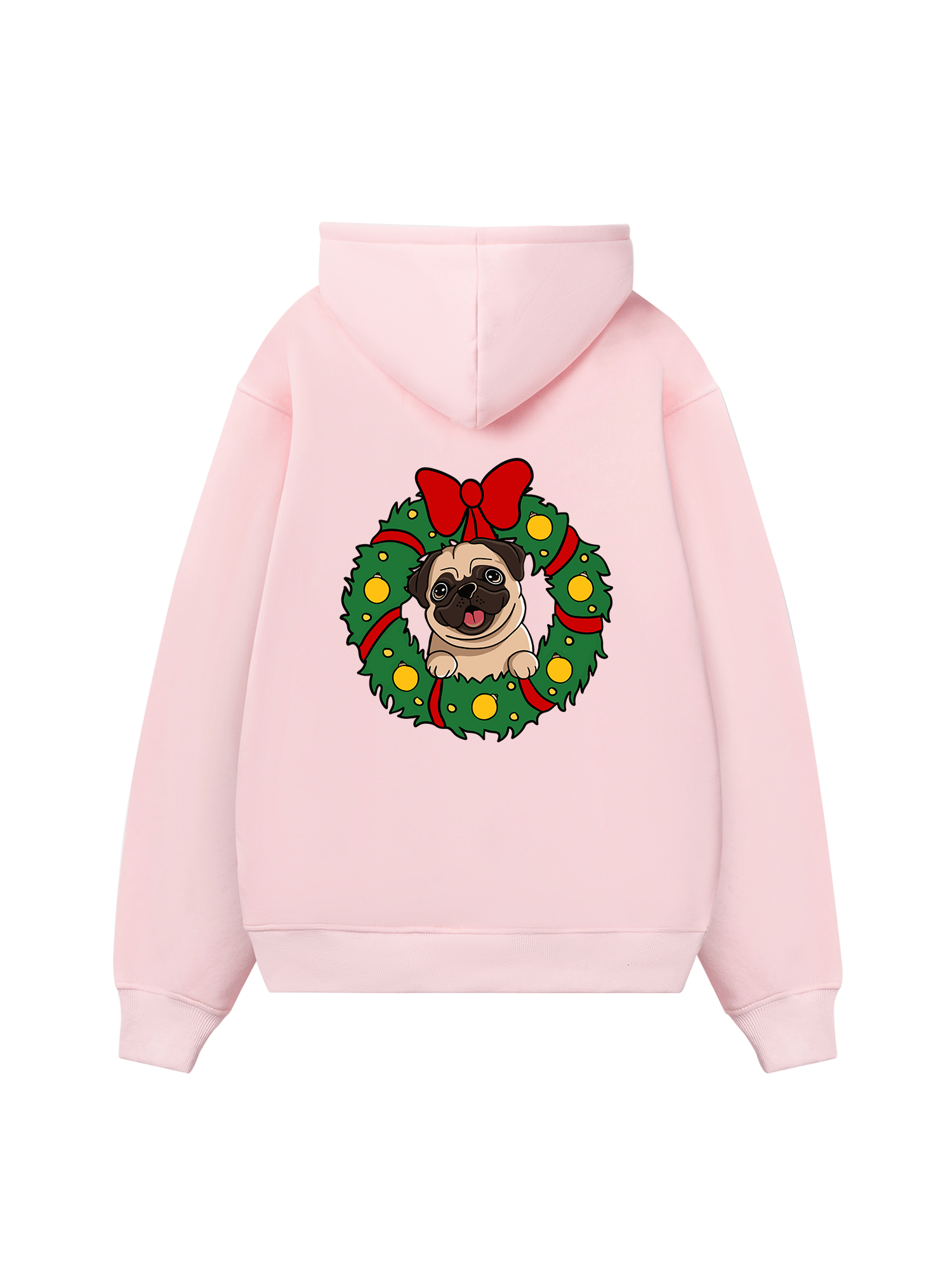 Pug In A Wreath Hoodie
