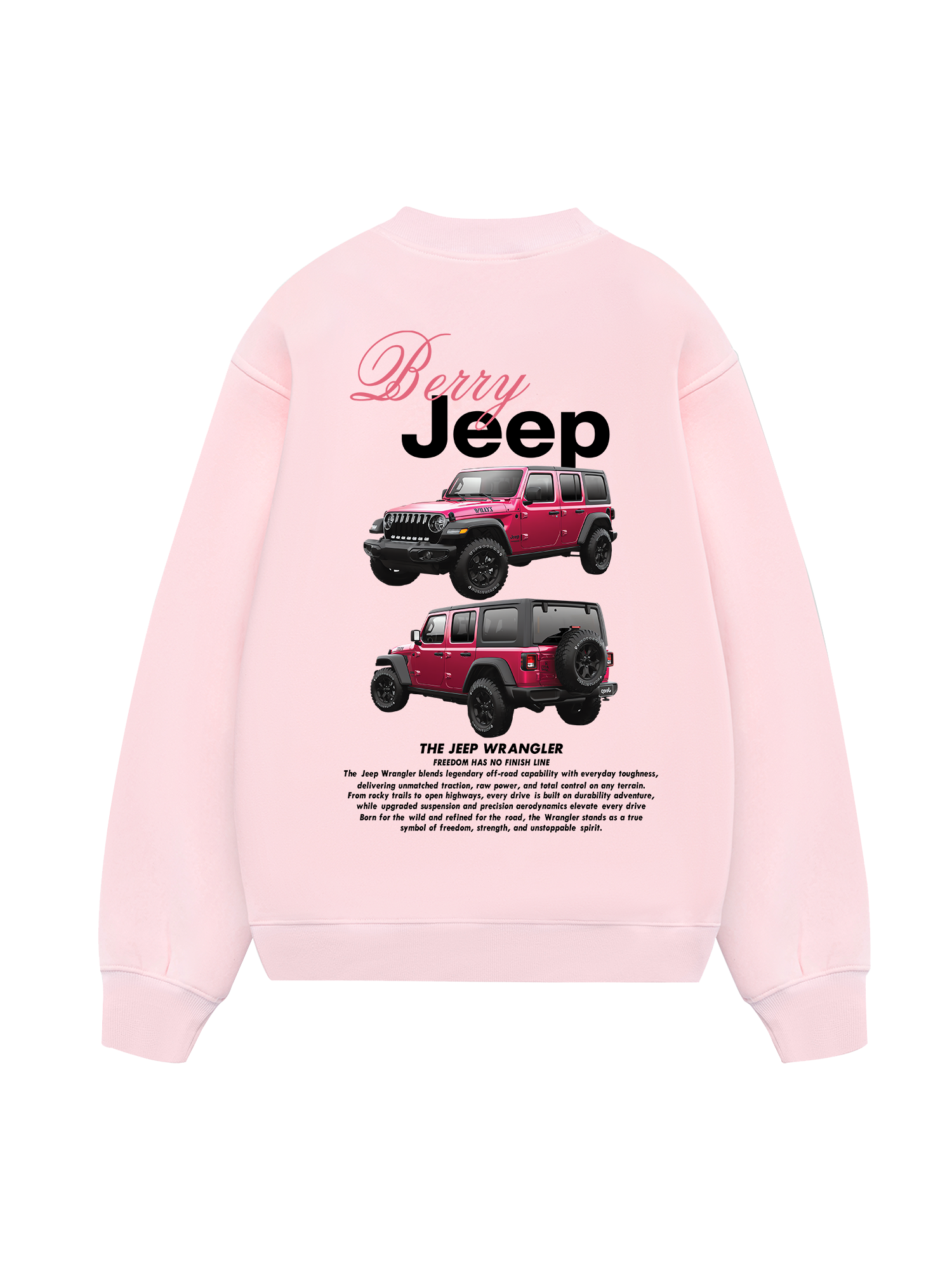 Berry Jeep Sweater