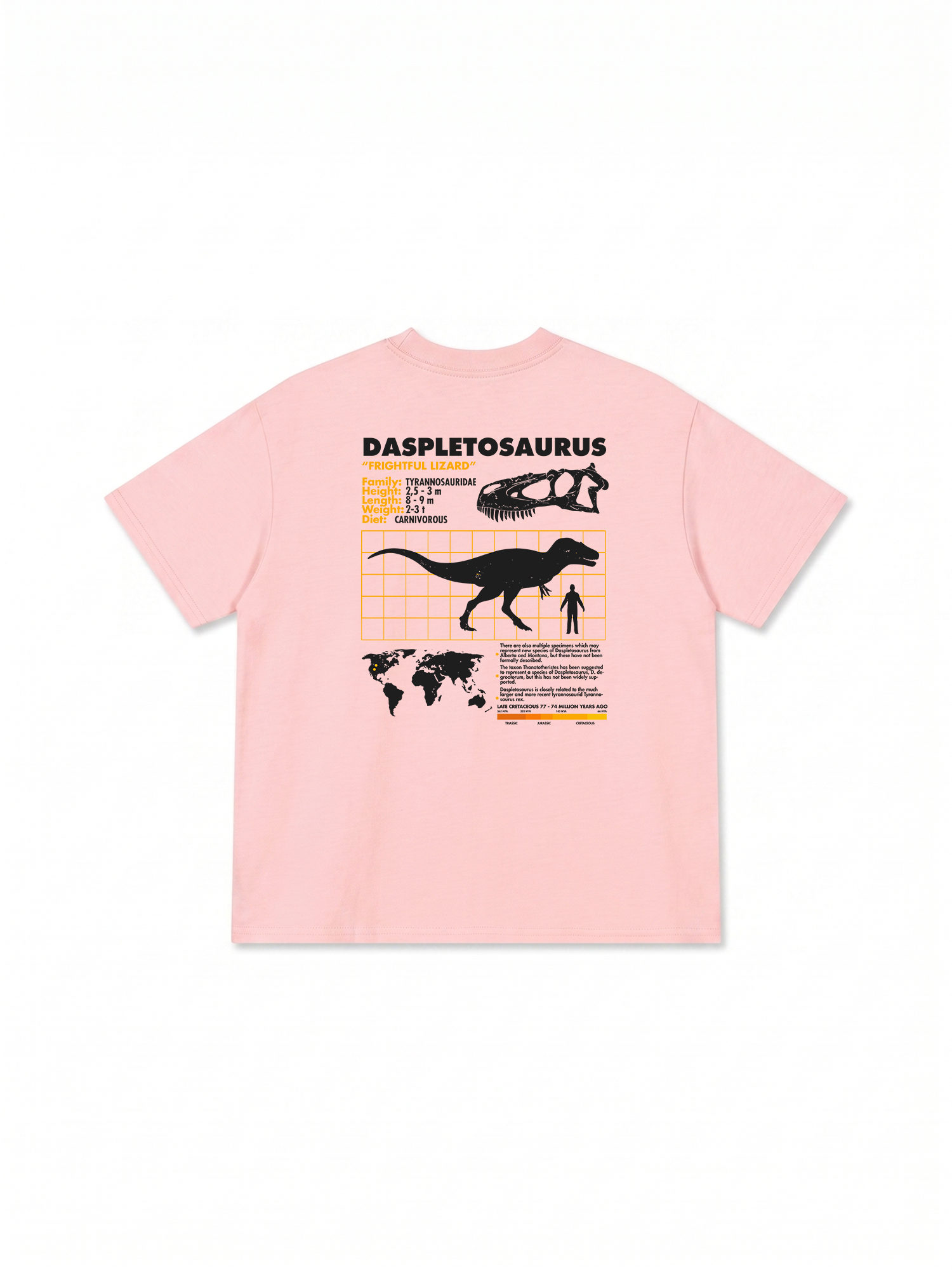 Áo Thun Relaxed Fit Analysis Table Daspletosaurus