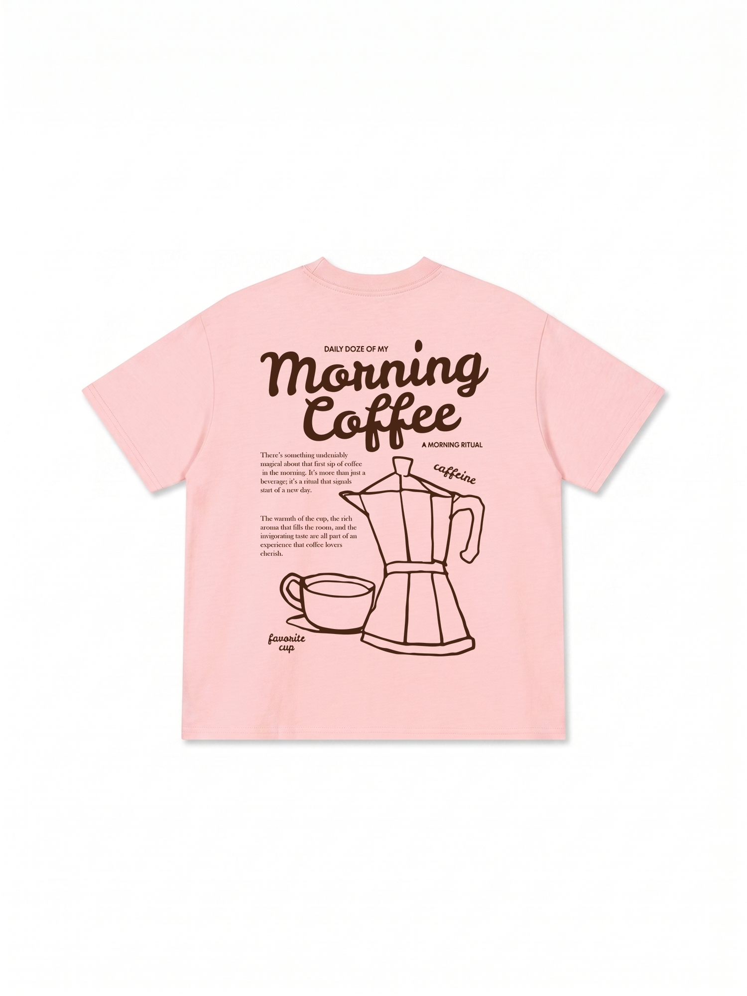 Áo Thun Relaxed Fit Morning Coffee