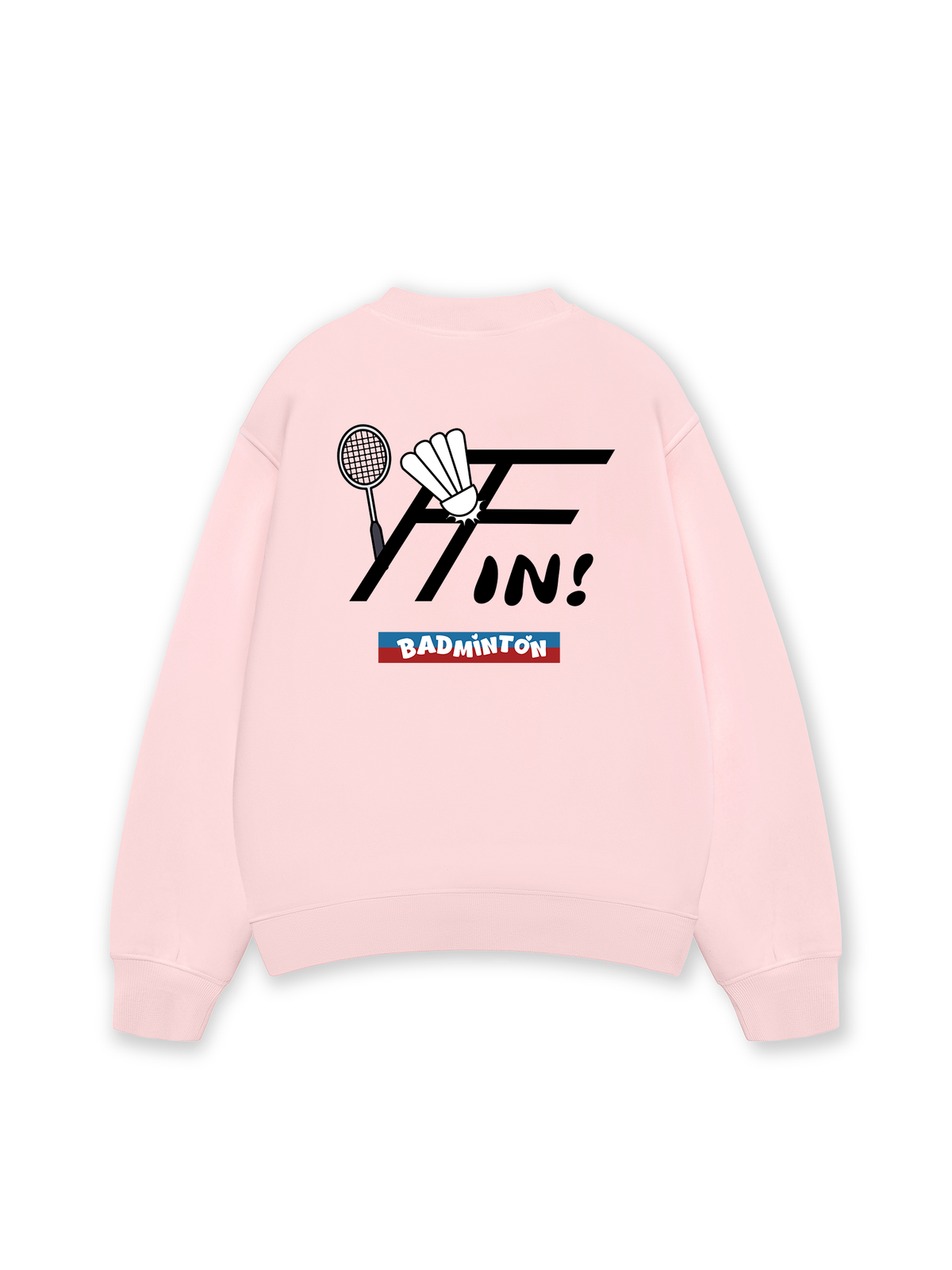 Áo Sweater Nỉ Hai Da Badminton In
