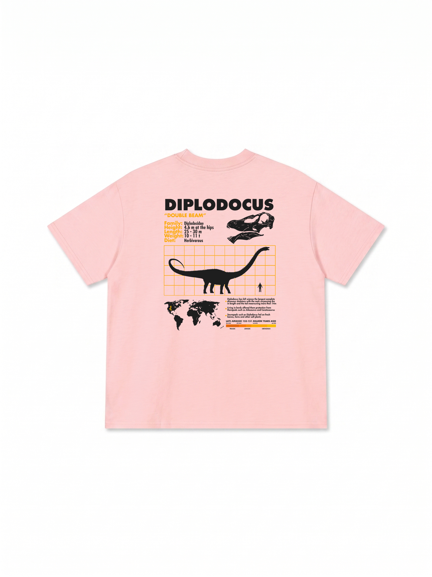 Áo Thun Relaxed Fit Analysis Table Diplodocus