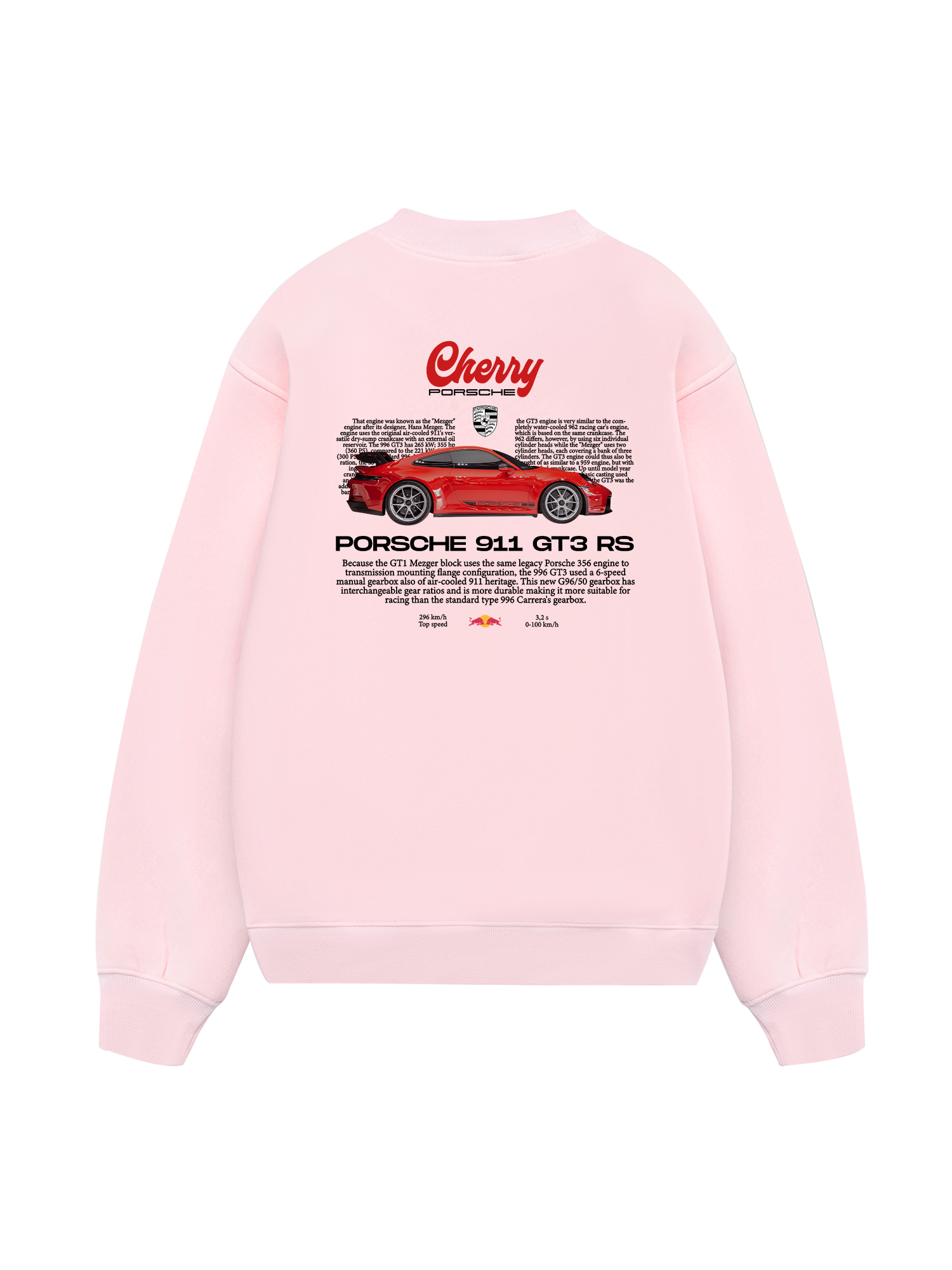 Porsche Red Cherry Mood Sweater