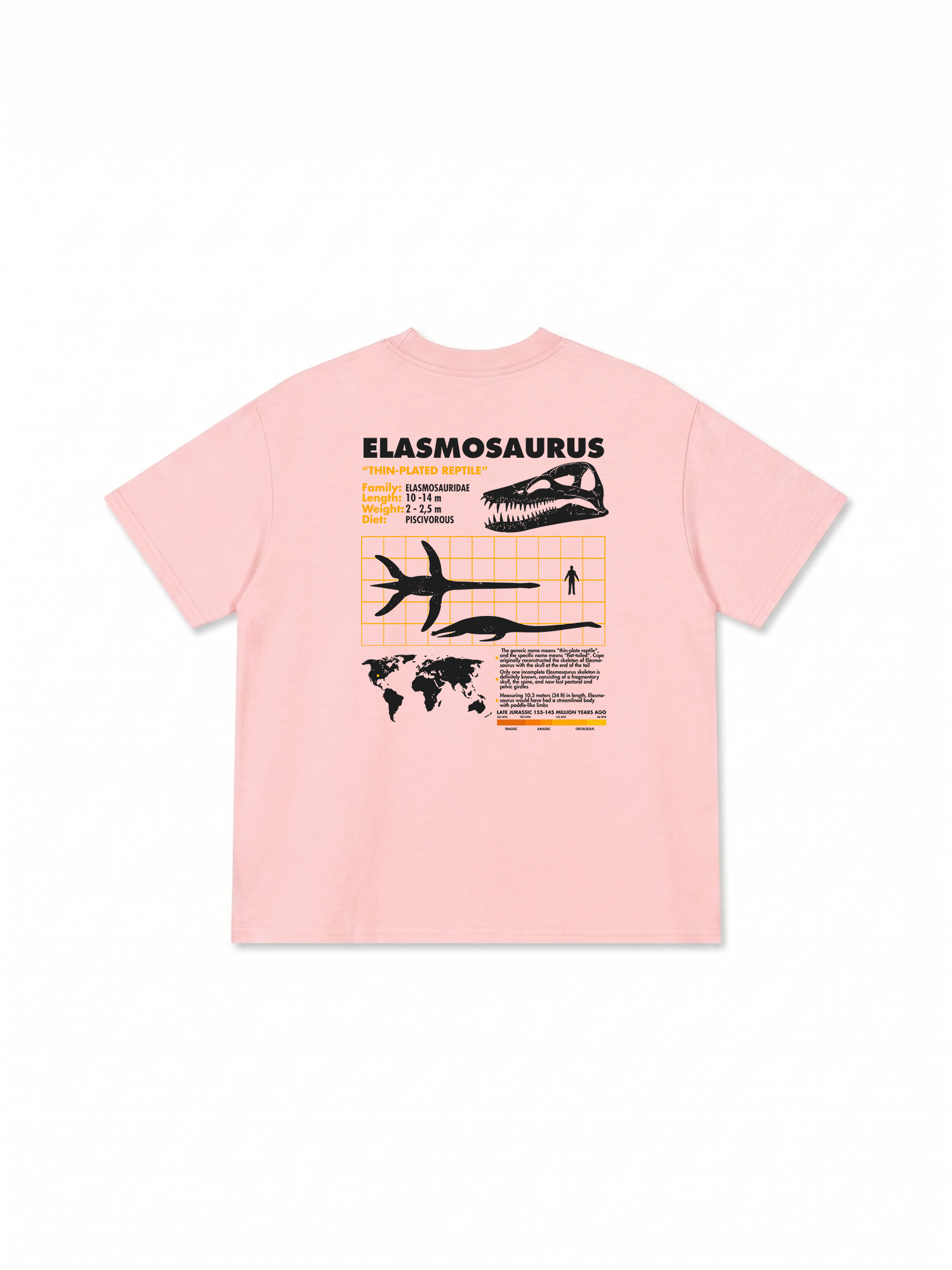 Áo Thun Relaxed Fit Analysis Table Elasmosaurus