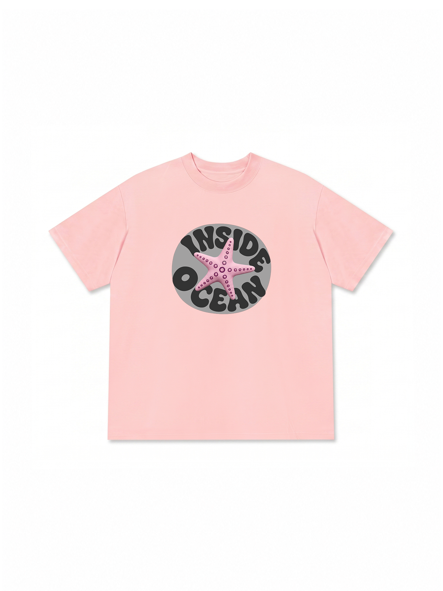 Áo Thun Relaxed Fit Inside Ocean Pink StarFish