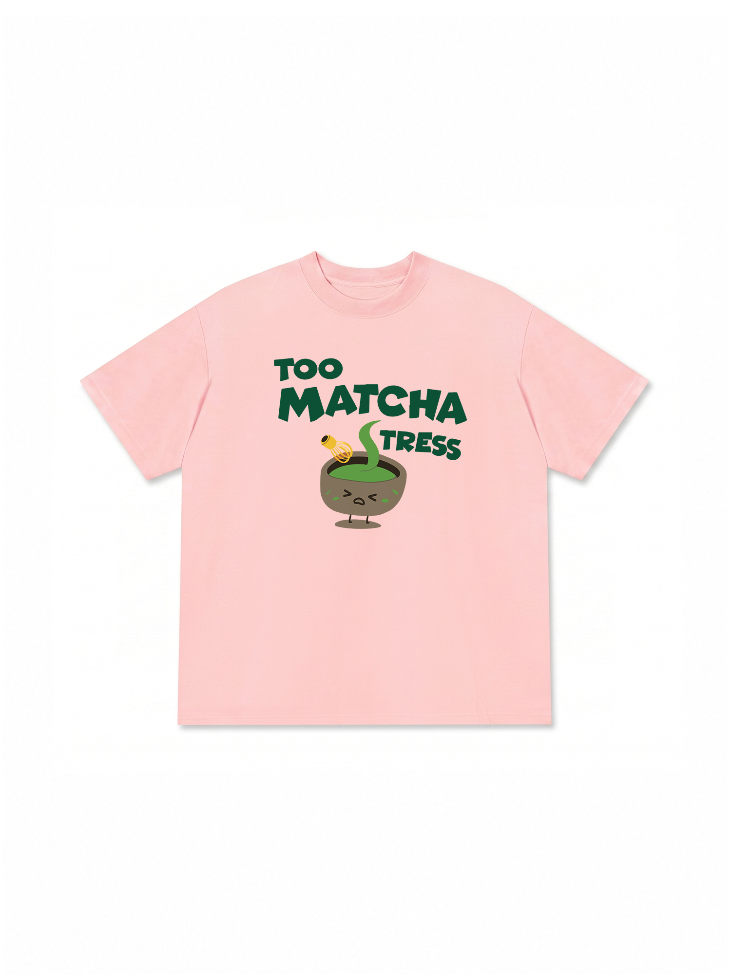 Áo Thun Relaxed Fit Too Matcha Stress