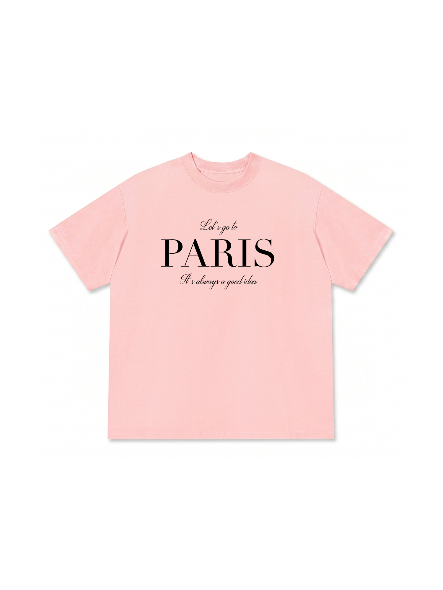 Áo Thun Relaxed Fit City Let's go to Paris