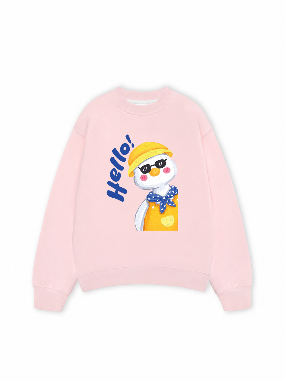 Áo Sweater Nỉ Hai Da Farm Hello Duck
