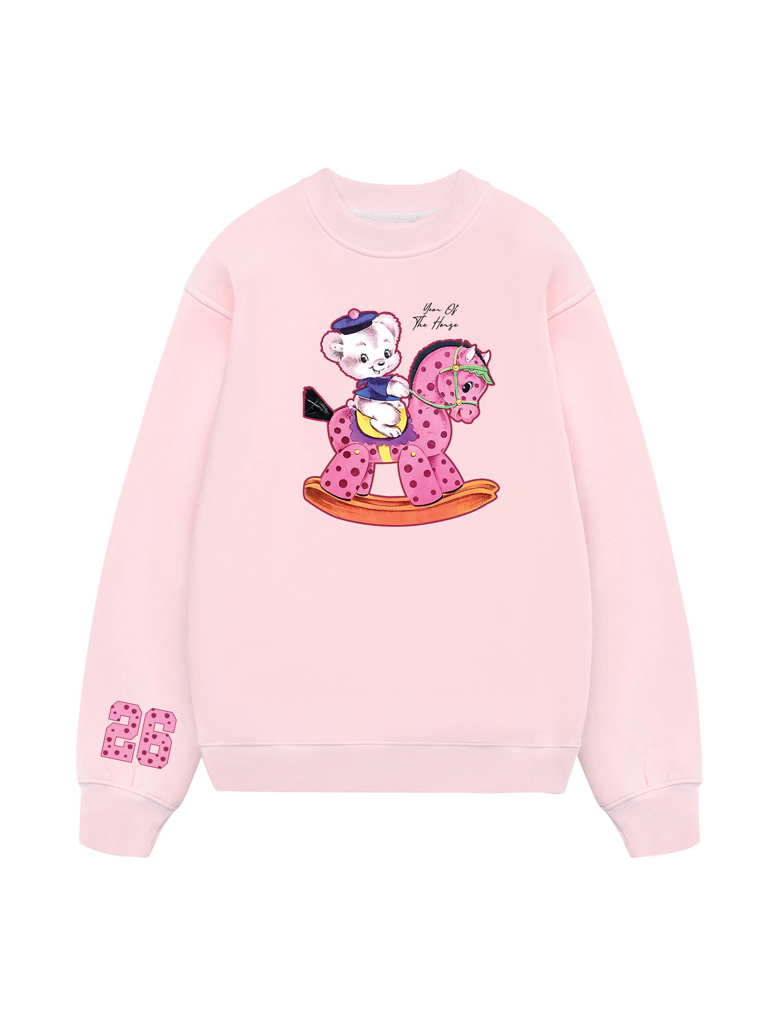 Pink Dots Year Of Horse Sweater